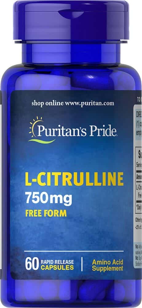 L-citrulina 750 mg en forma libre