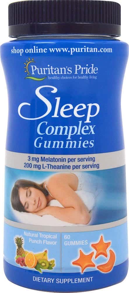 Sleep Complex Gummy con melatonina y L-teanina