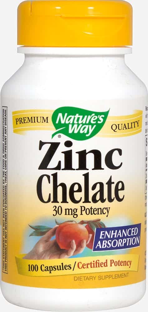 Zinc 30 mg Quelato