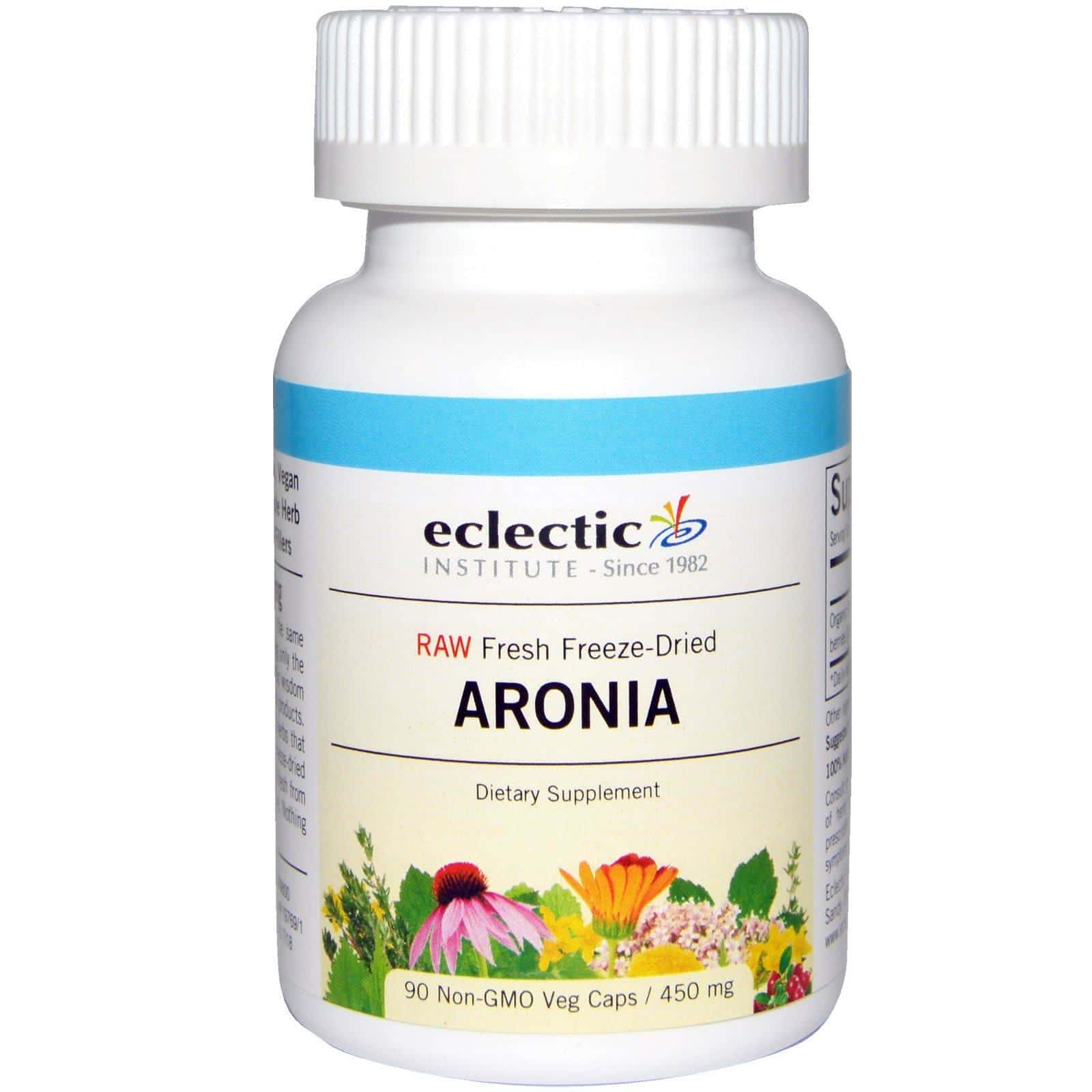 Eclectic Institute, Aronia, 450 mg, 90 Cápsulas Veganas