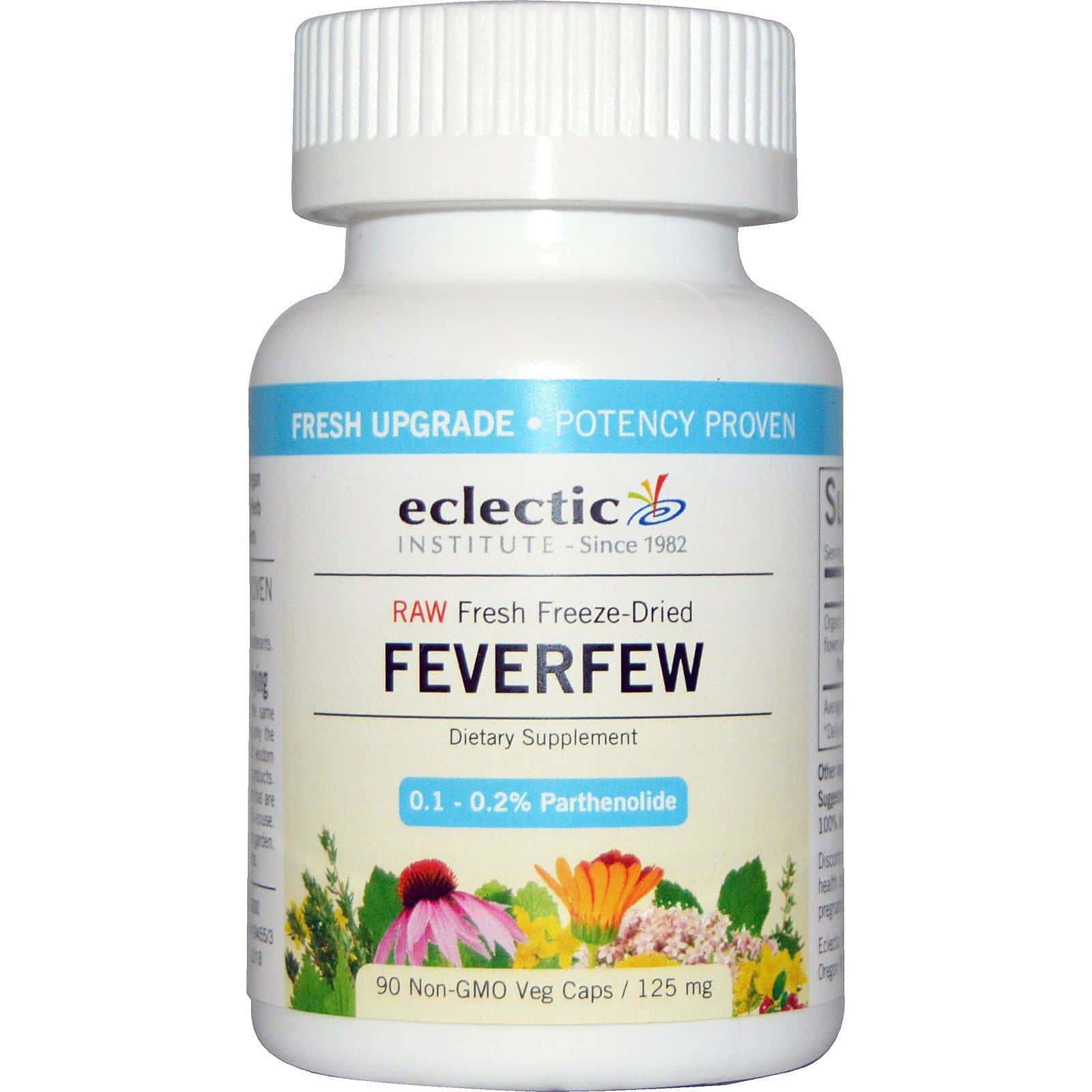 Eclectic Institute, Matricaria, 125 mg, 90 cápsulas vegetarianas sin transgénicos