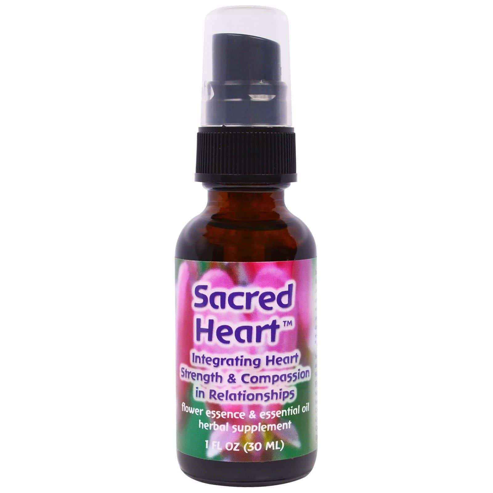 Flower Essence Services, Sagrado Corazón, Esencia de Flores y Aceite Esencial, 1 fl oz (30 ml)