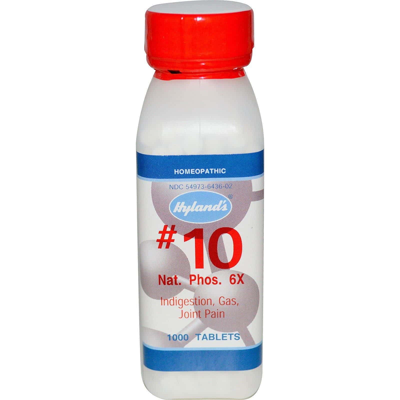 Hyland's, Nat. Phos. 6X, #10, 1000 Tablets