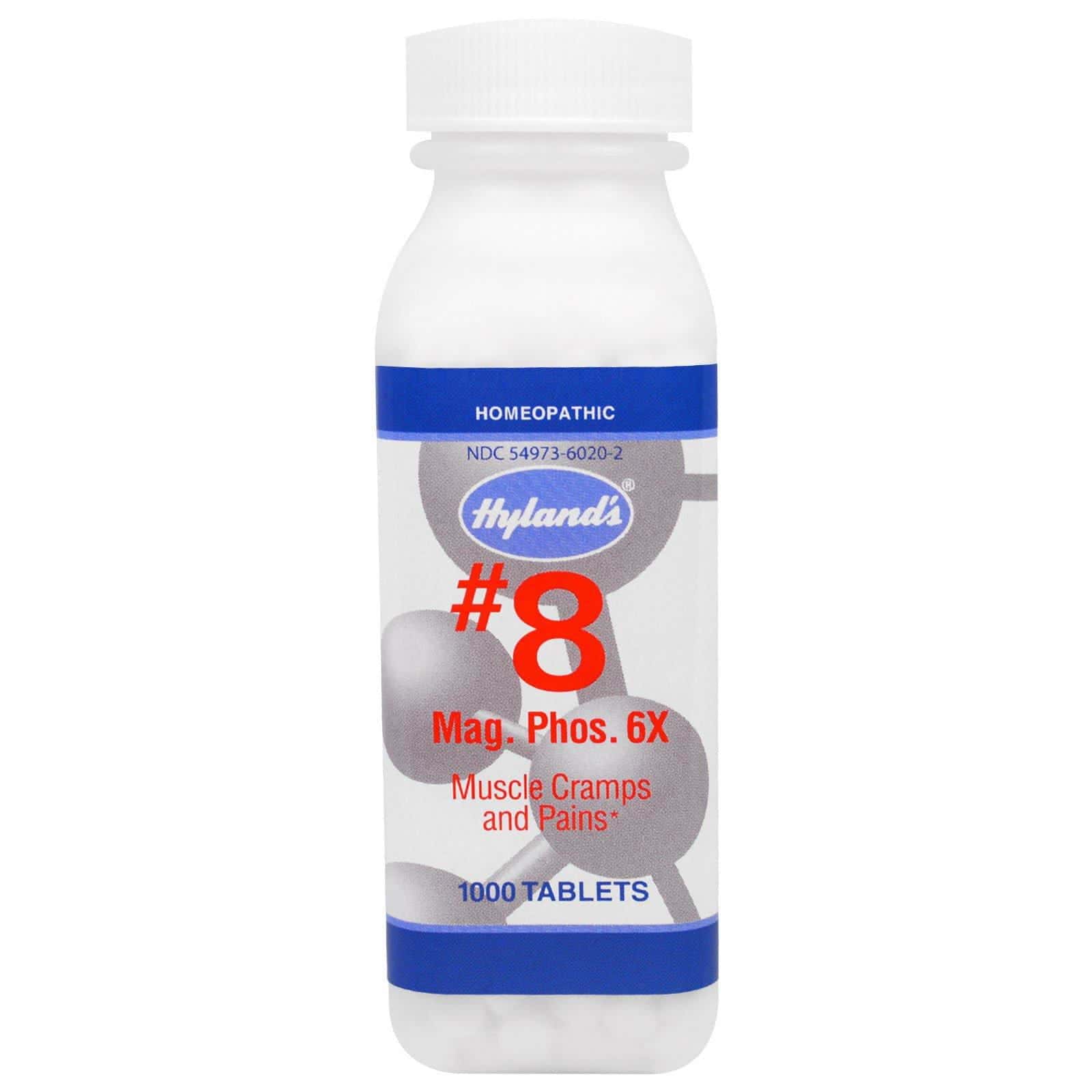 Hyland's, #8 Mag. Phos. 6X, 1000 Tabletas