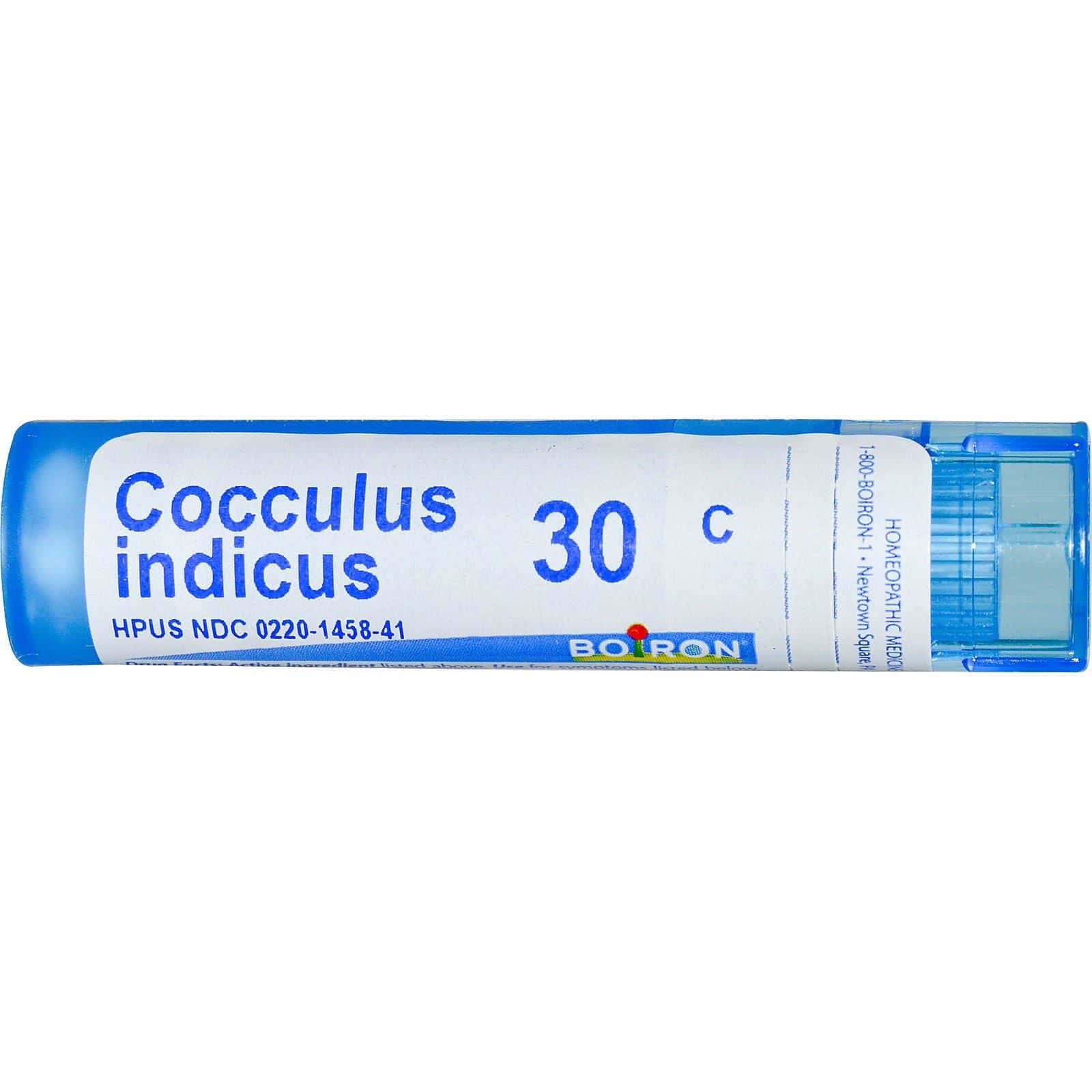 Boiron, Single Remedies, Cocculus Indicus, 30C, Aproximadamente 80 bolitas