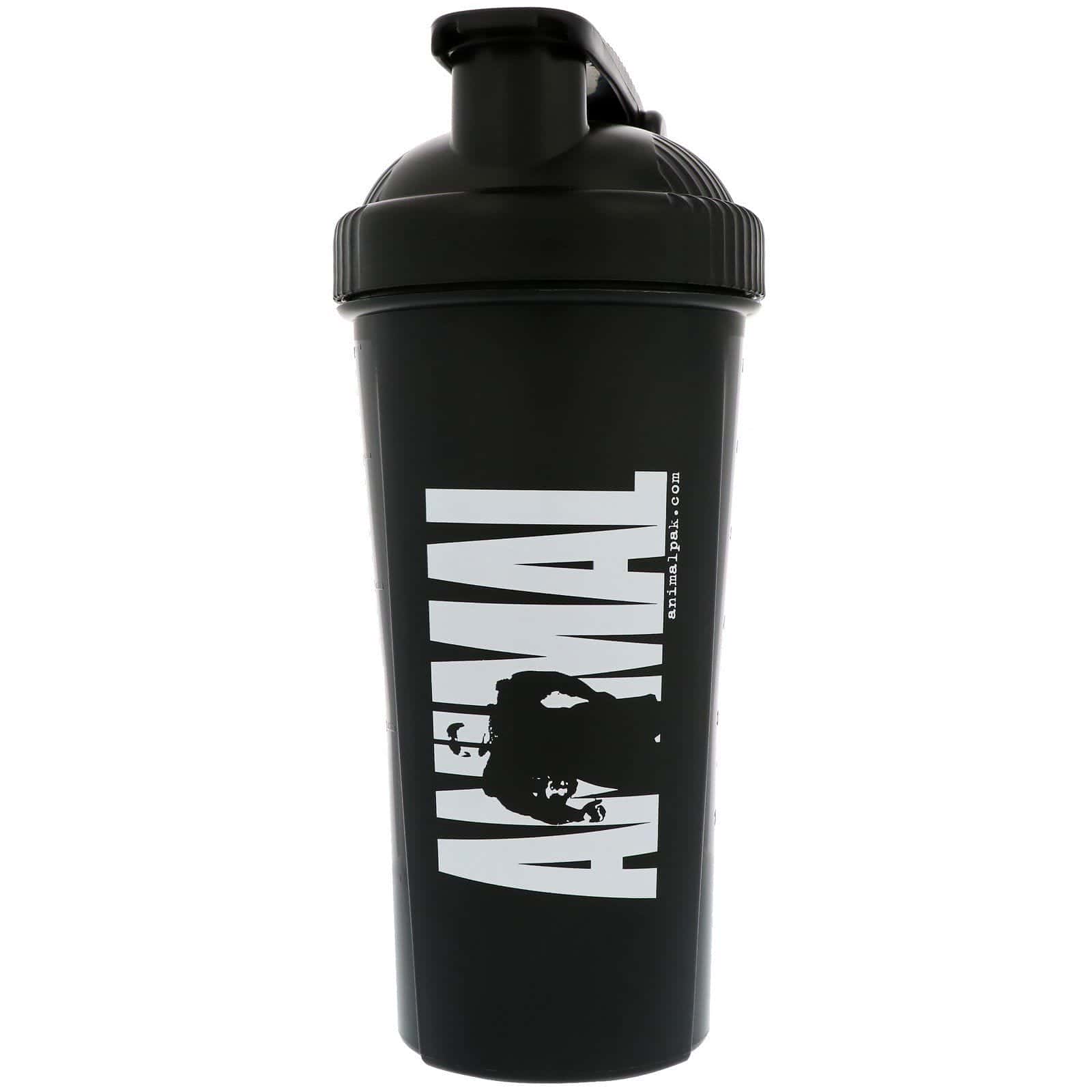 Universal Nutrition, Taza mezcladora animal, negro/blanco, 30 oz