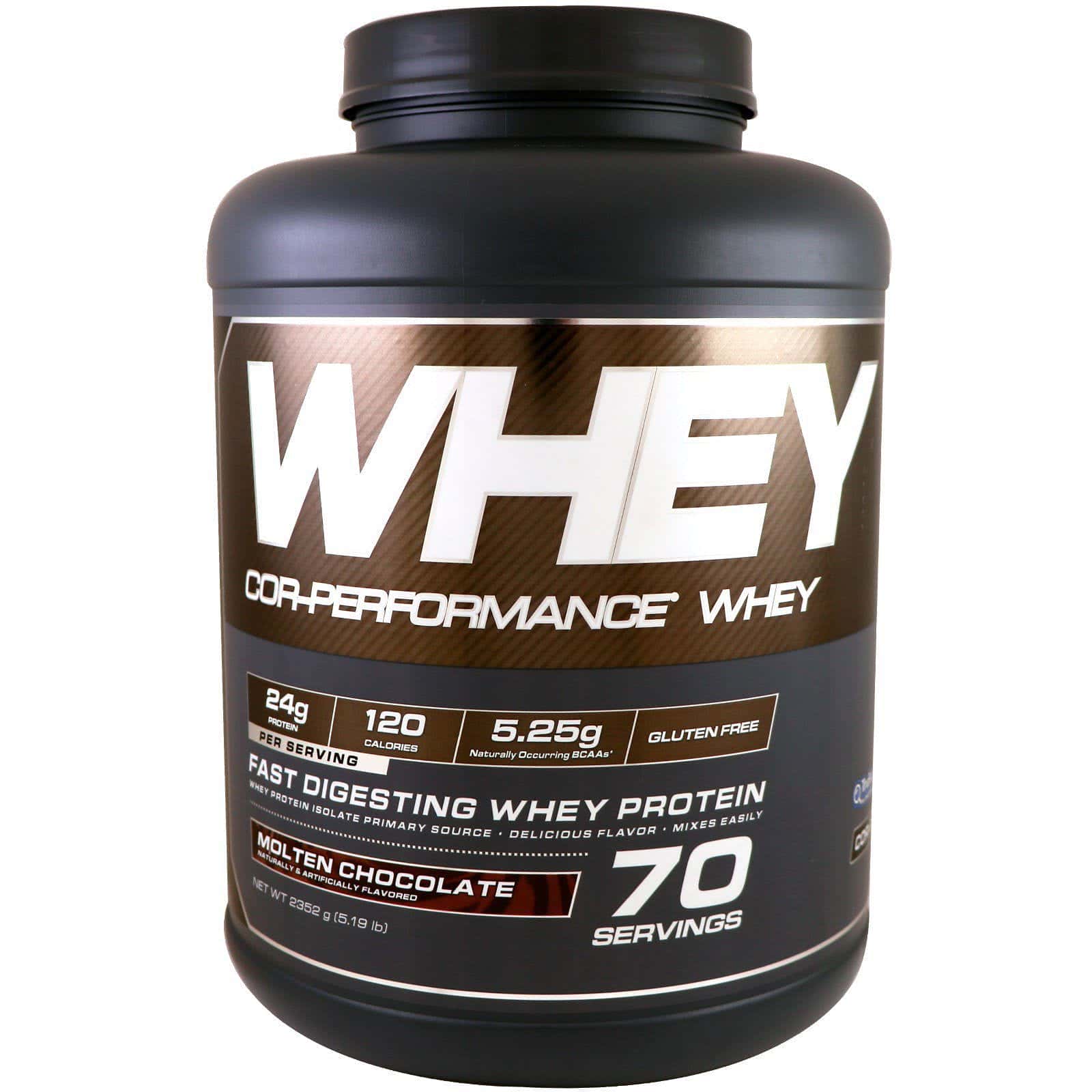 Cellucor, Cor-Performance Suero de leche, Chocolate derretido, 5.19 lb (2352 g)