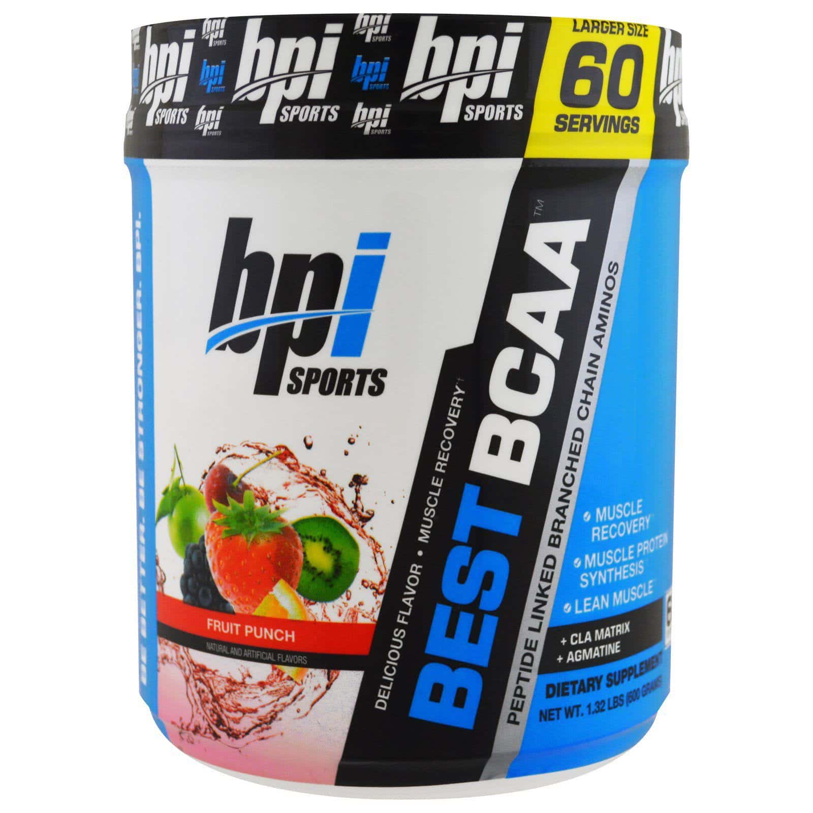 BPI Sports, Best BCAA. Ponche de Frutas, 1.32 libras (600 g)