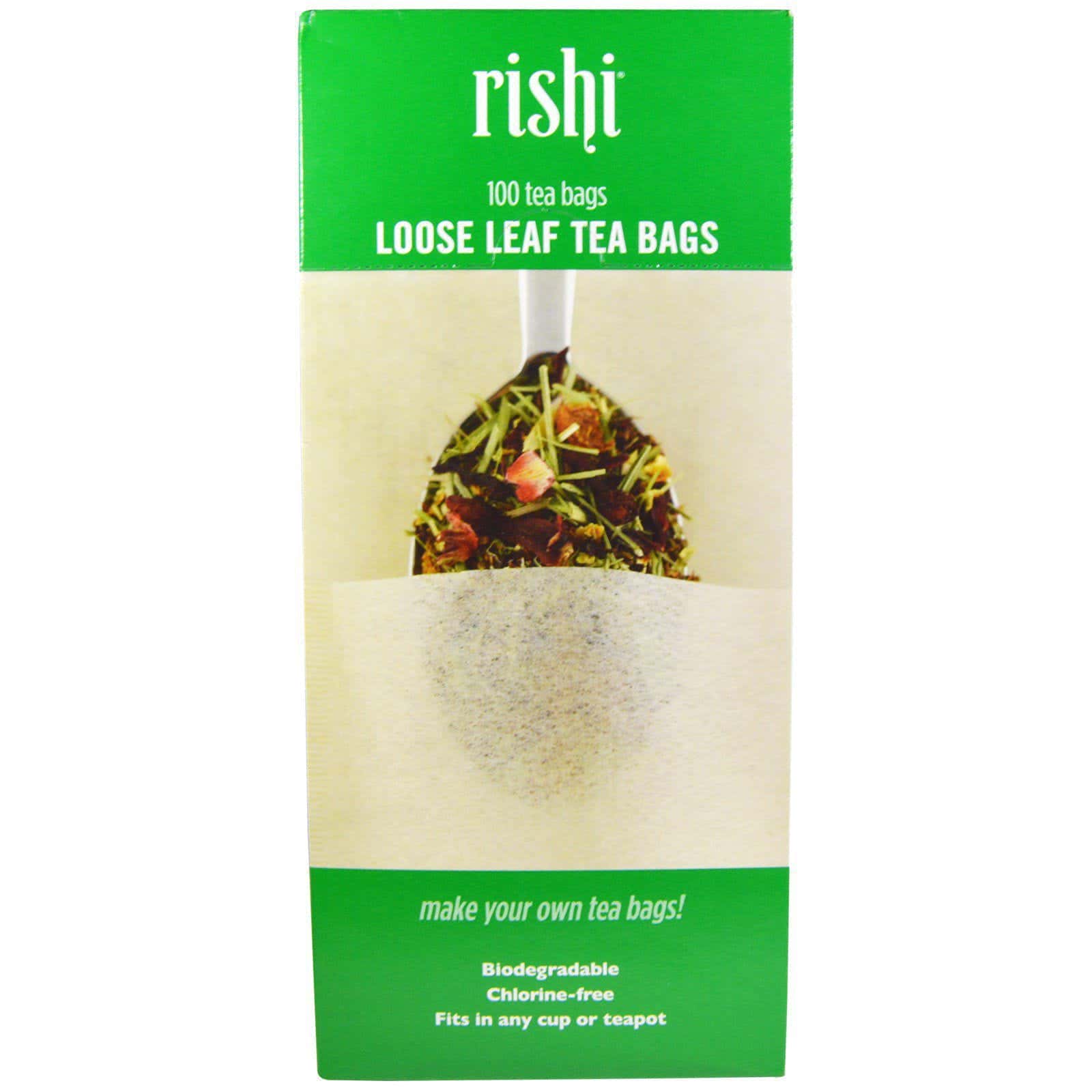 Rishi Tea, Loose Leaf Tea Filter Bags, 100 Bags