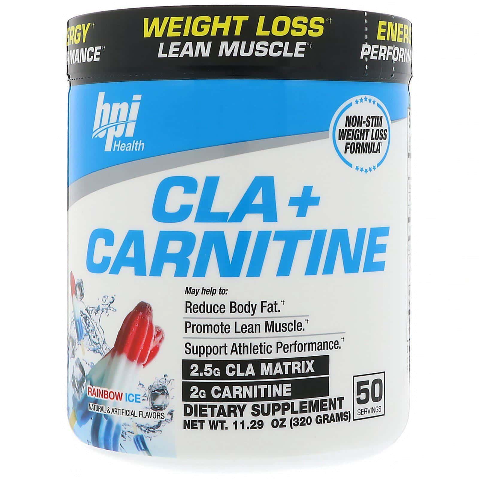 BPI Sports, ALC + Carnitina, Arcoiris helado, 11.29 oz (320 g)