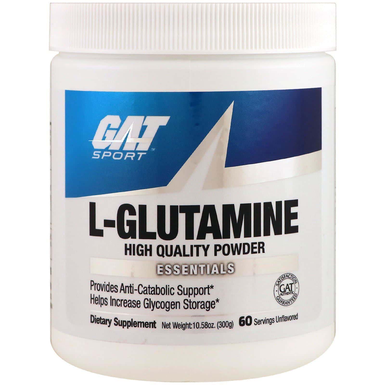 GAT, L-Glutamina, Sin sabor, 10.58 oz (300 g)
