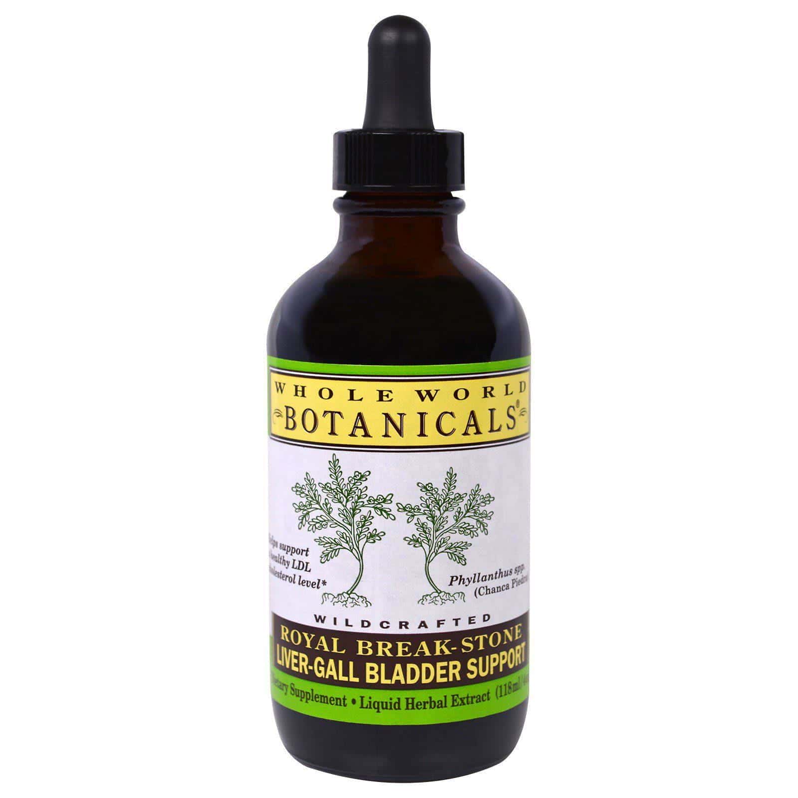 Whole World Botanicals, Break-Stone Real, Refuerzo para Riñones y Vesícula, 4 oz (118 ml)