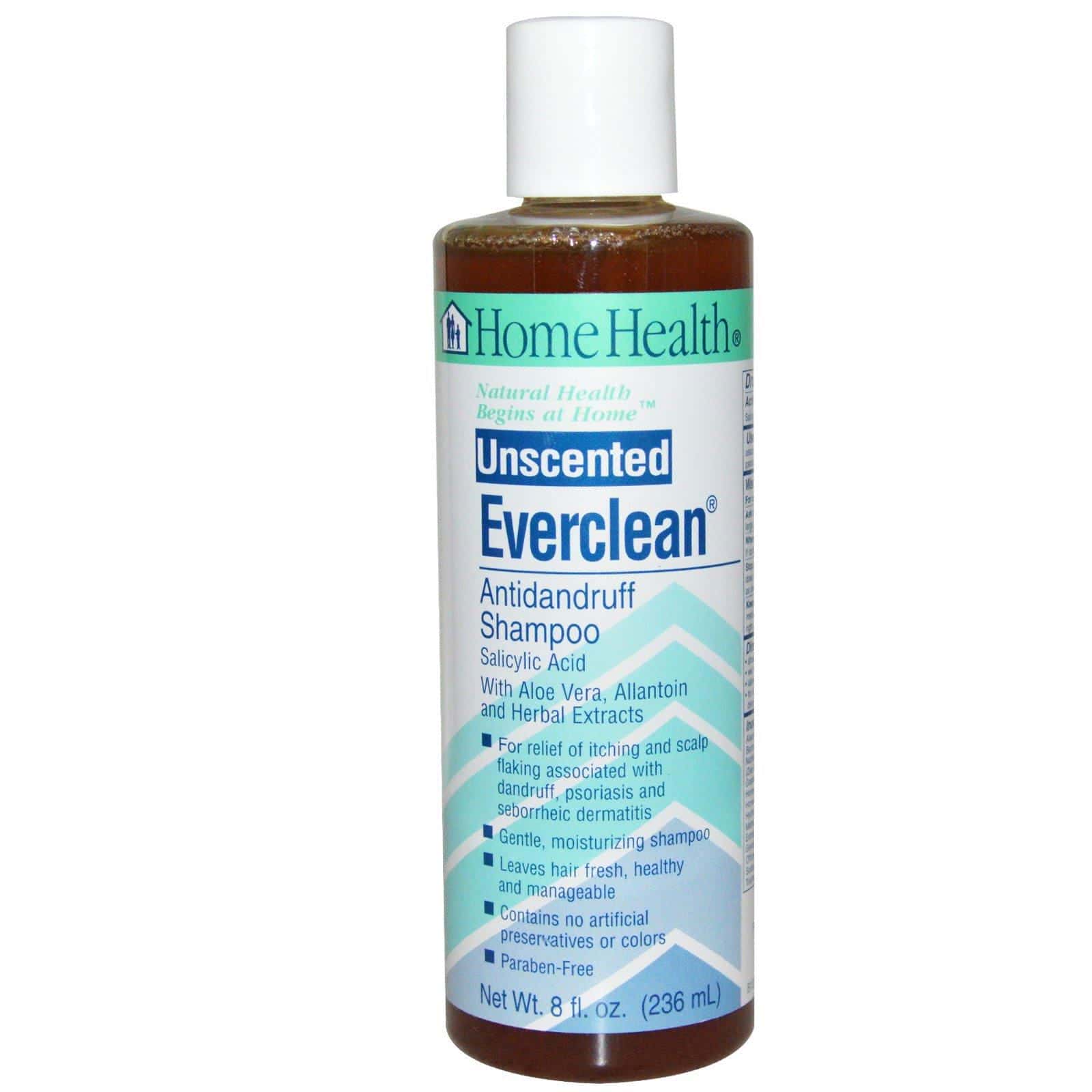Home Health, Everclean, Antidandruff Champú, Sin aroma, 8 fl oz (236 ml)