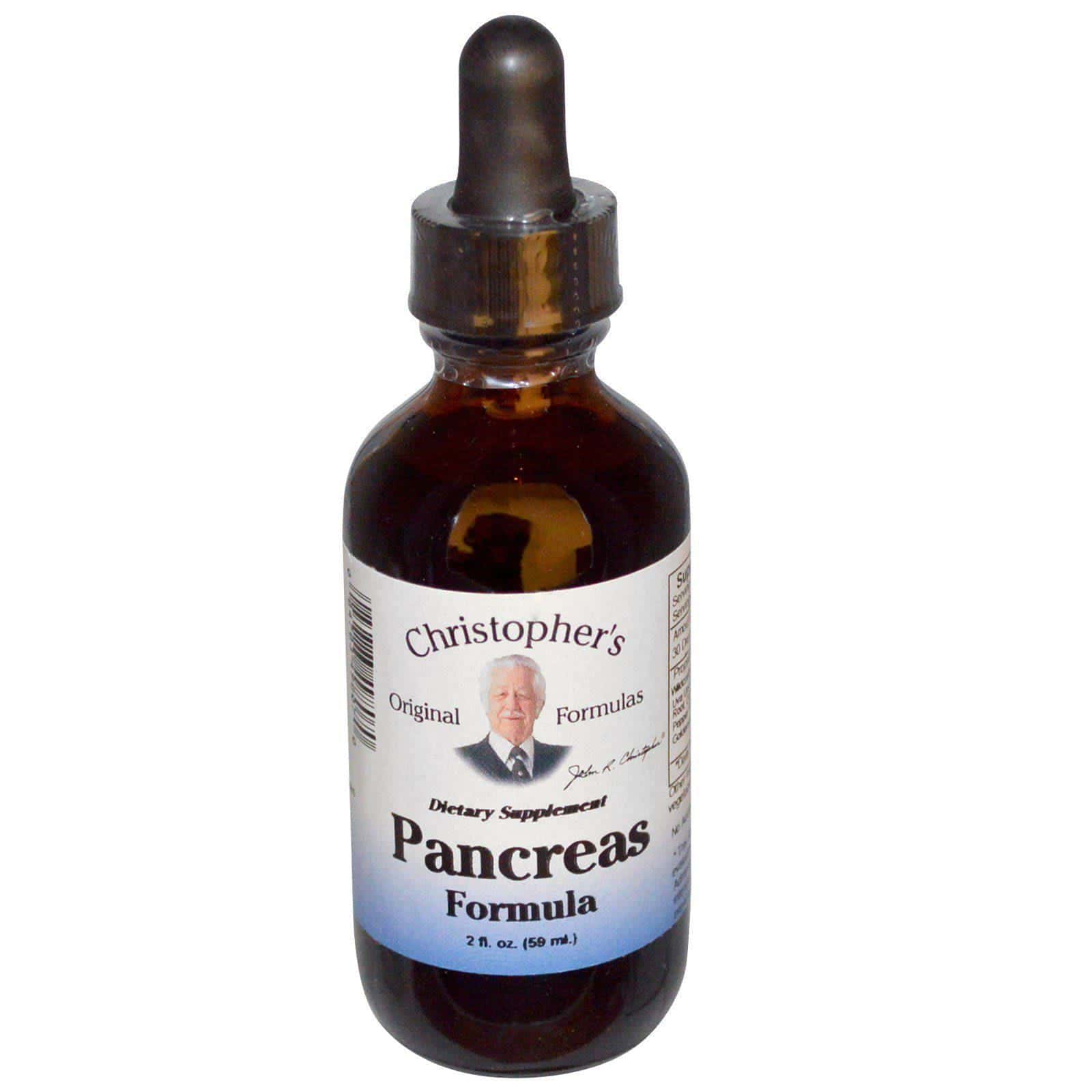 Christopher's Original Formulas, Fórmula para el páncreas, 2 fl oz (59 ml)