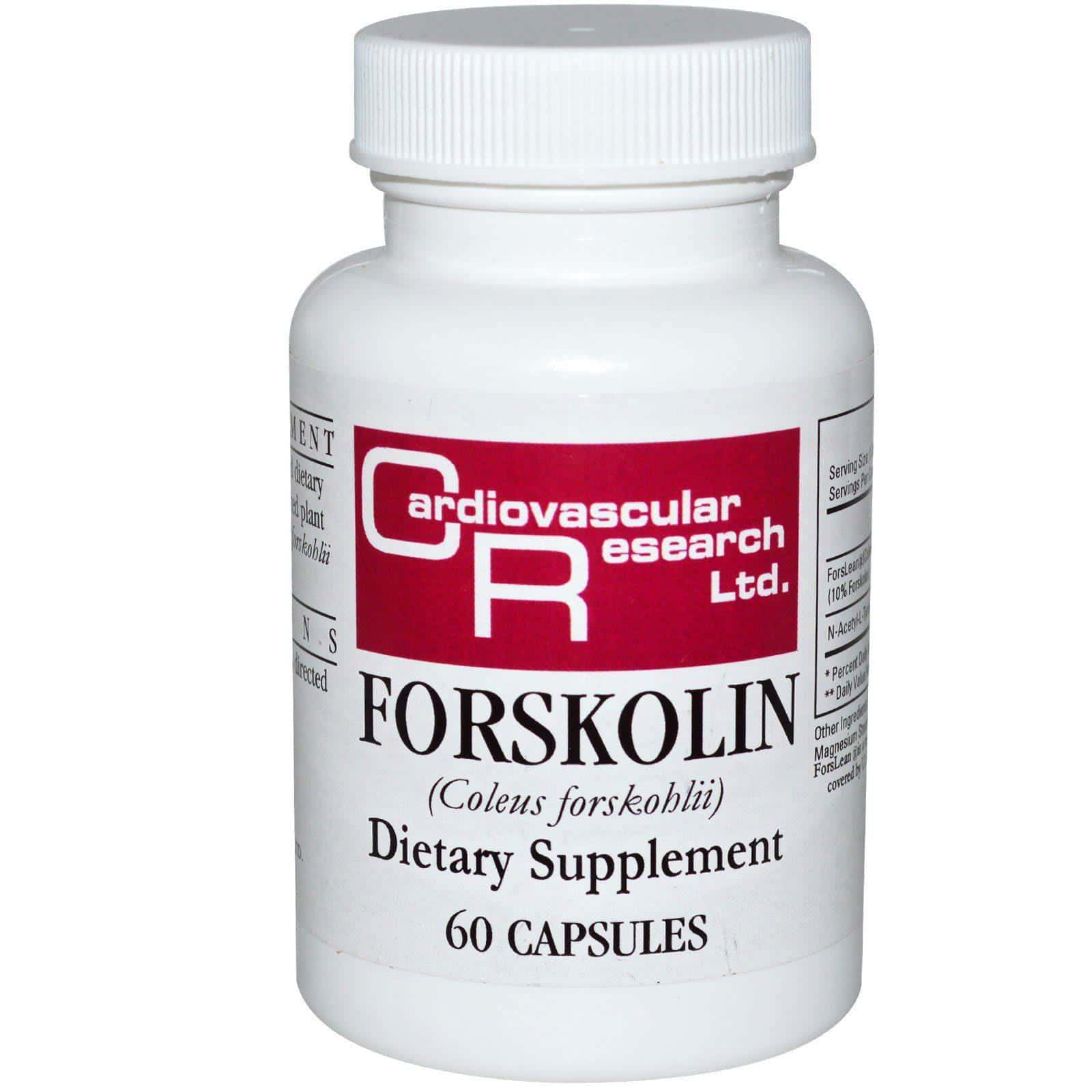 Cardiovascular Research, Forskolina, 60 cápsulas