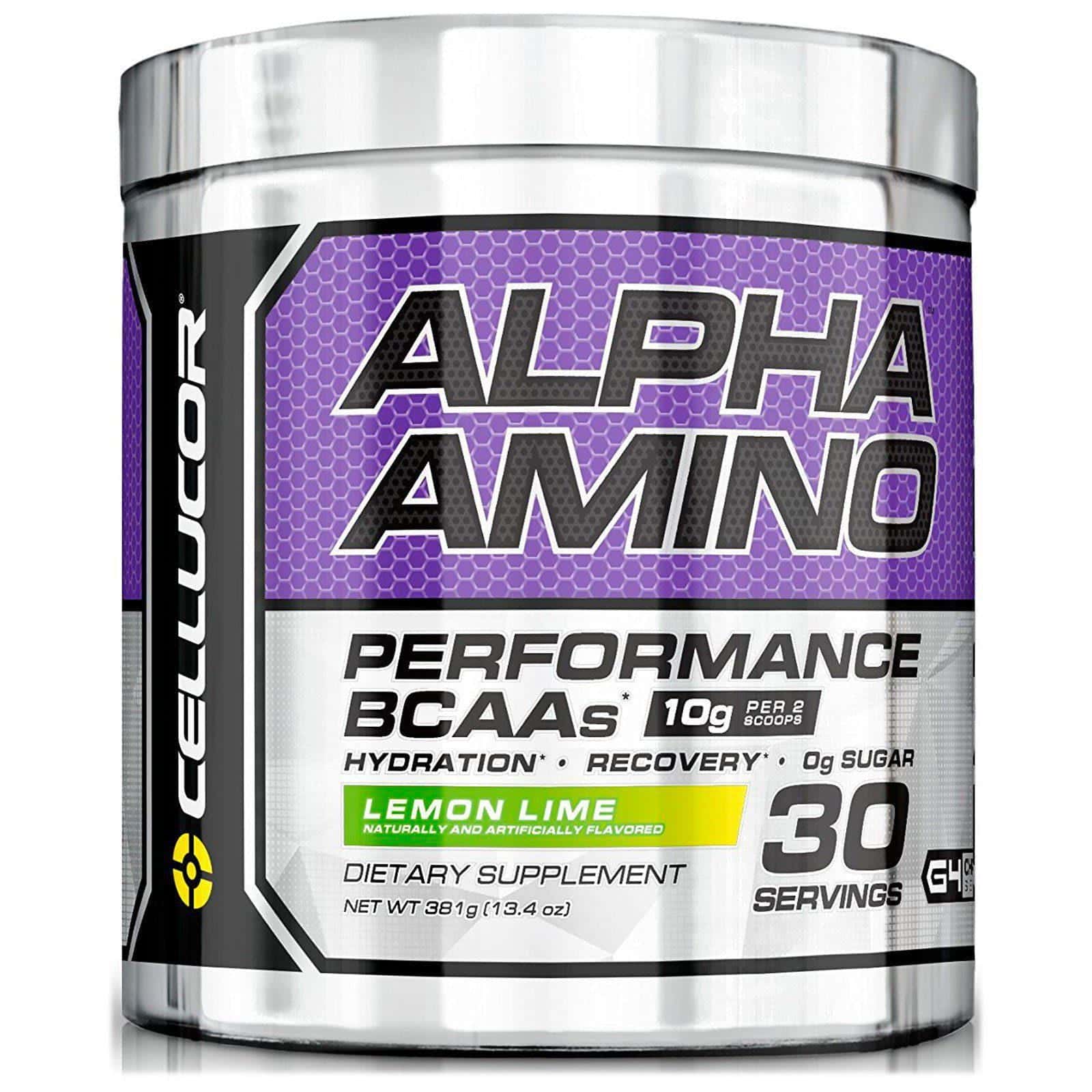 Cellucor, Alfa Amino. Rendimiento BCAAs, Lima limón, 13.4 oz (381 g)