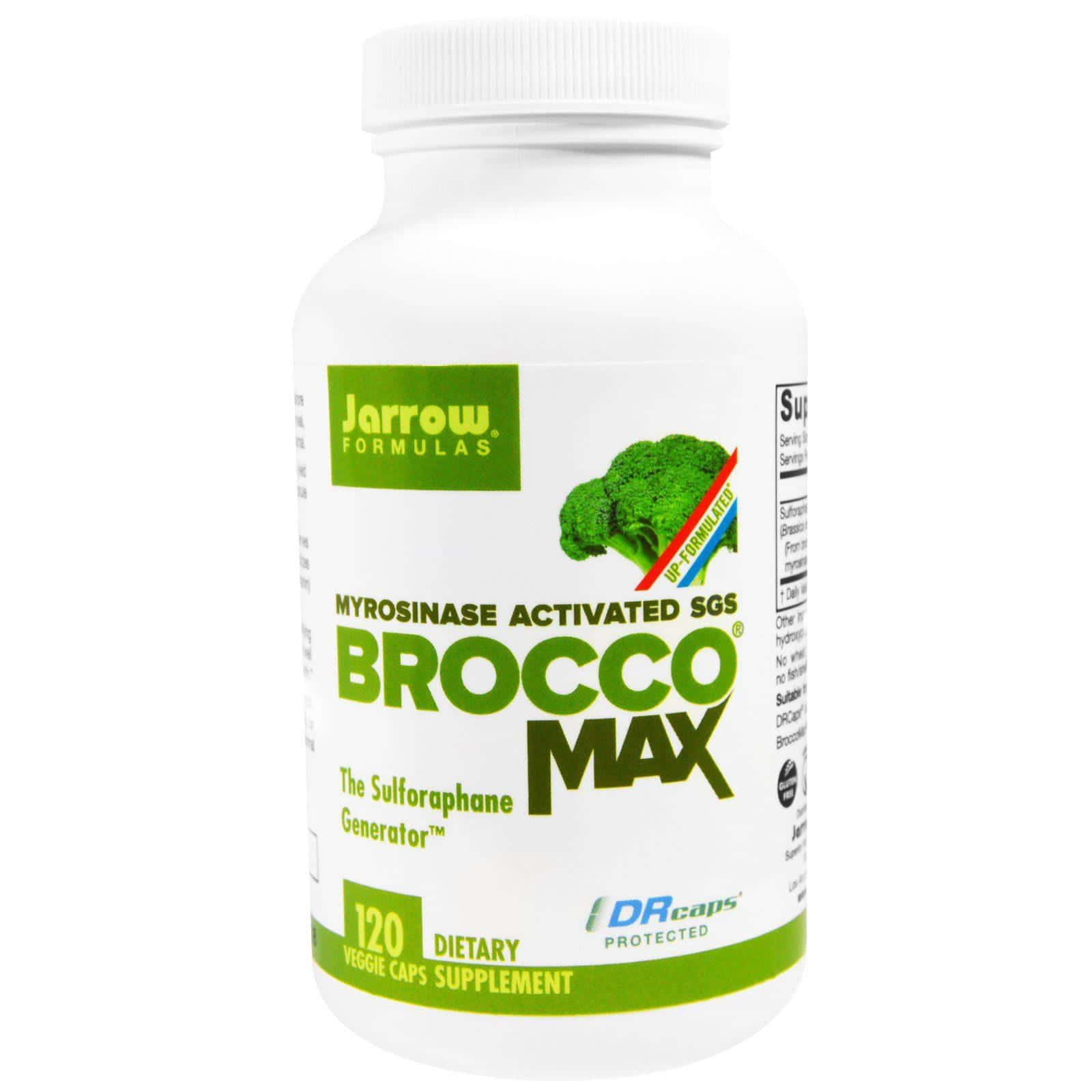 Jarrow Formulas, BroccoMax, 120 cápsulas vegetales