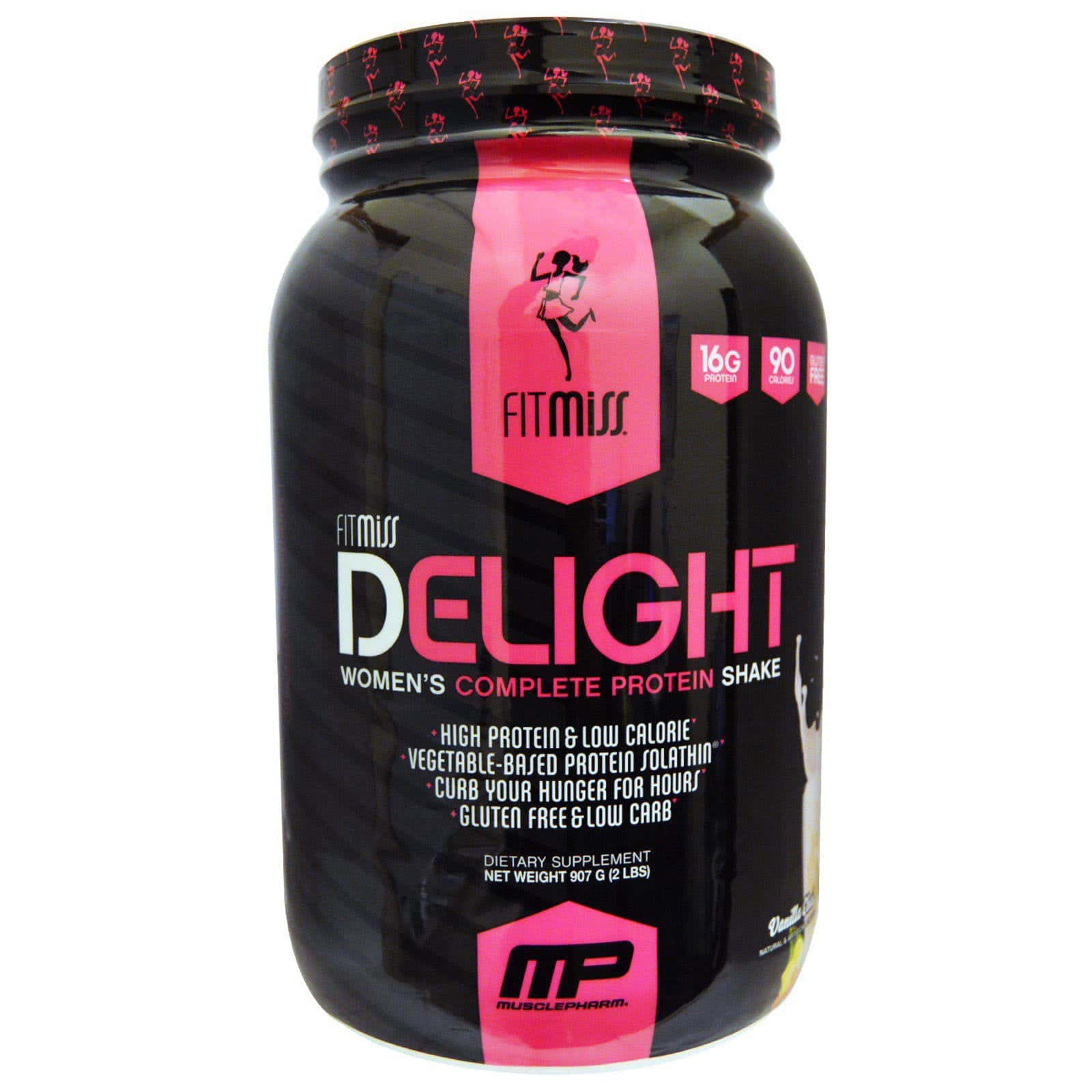 FitMiss, Delight, batido de proteínas completo para mujeres, chai de vainilla, 2 lbs (907 g)