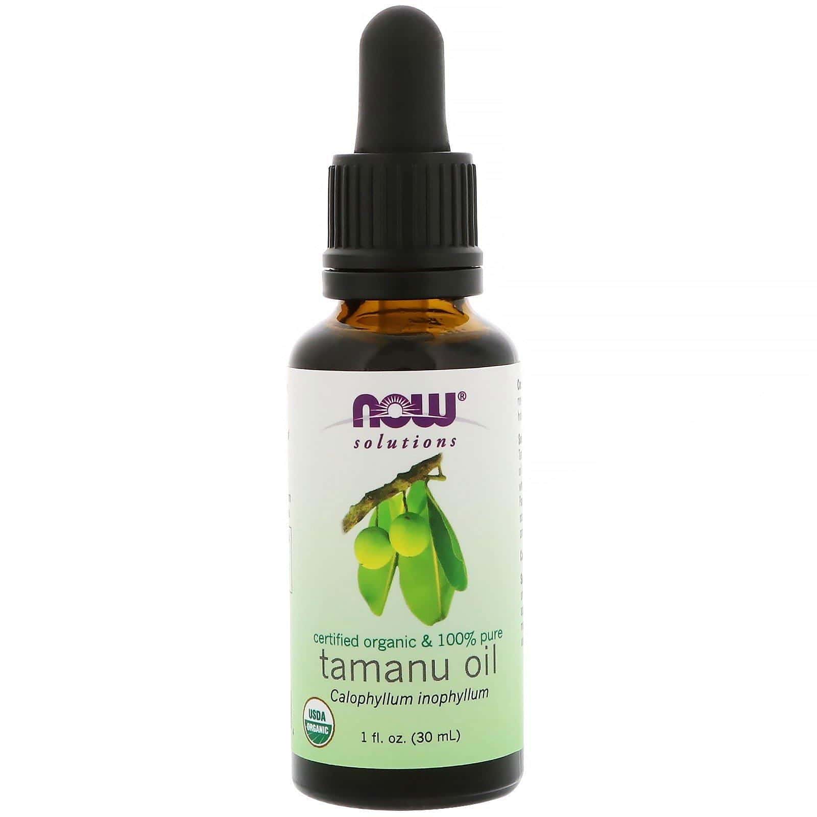 Now Foods, Aceite de tamanu, orgánico certificado y 100 % puro, 1 fl oz (30 ml)