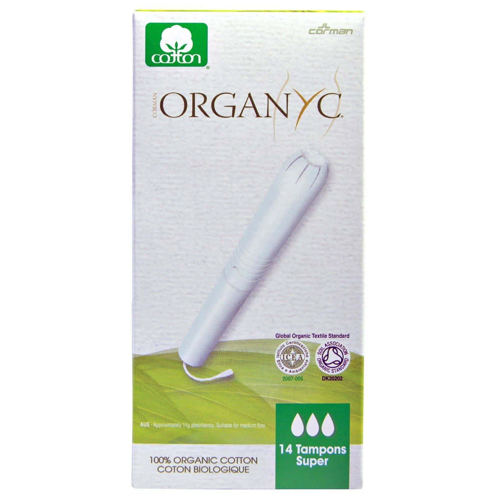 Organyc, Tampones orgánicos, 14 tampones de superabsorbencia