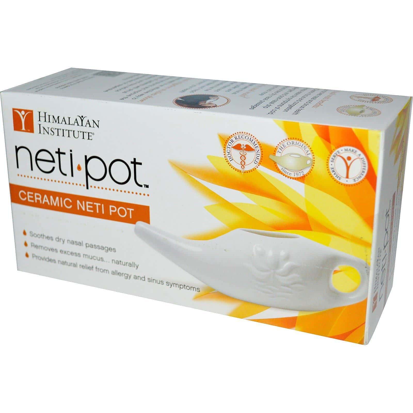 Himalayan Institute, Rinocornio Neti de Cerámica (Neti Pot), 1 Rinocornio