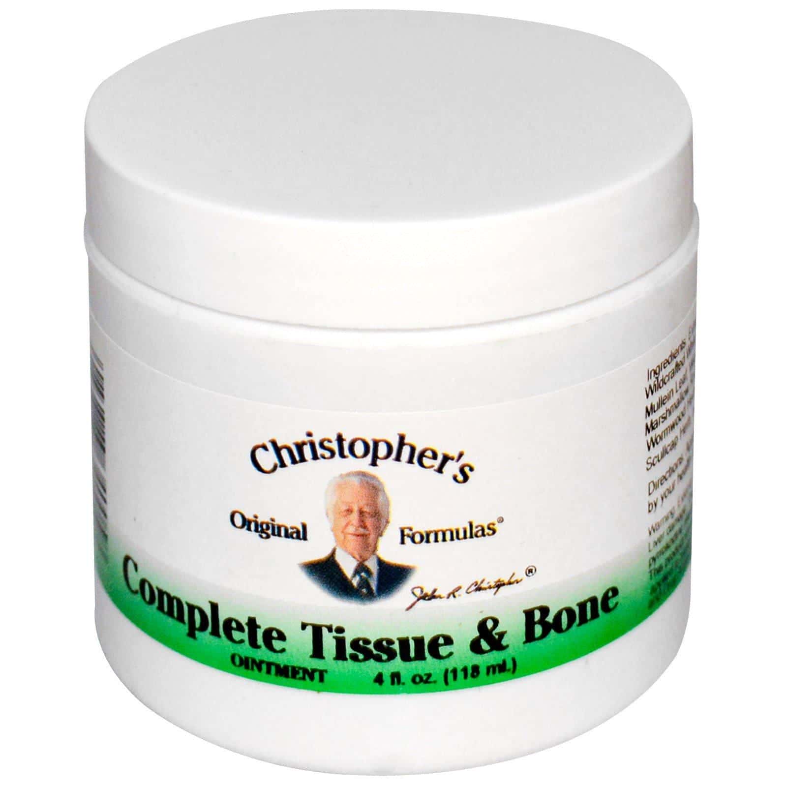 Christopher's Original Formulas, Ungüento completo para Tejido y Huesos, 4 fl oz (118 ml)