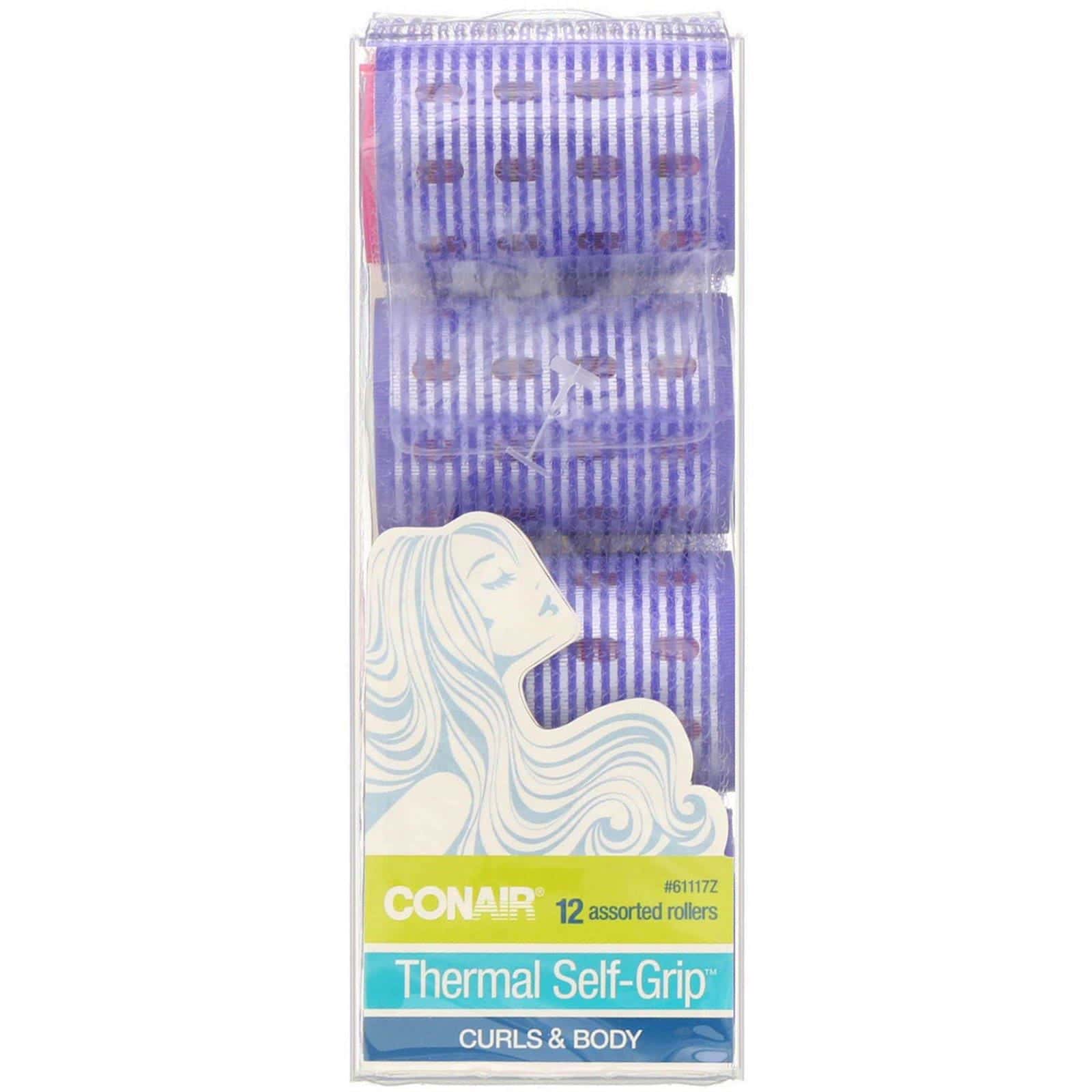 Conair, Rulos térmicos autoajustables, Rizos y volumen, 12 rulos surtidos