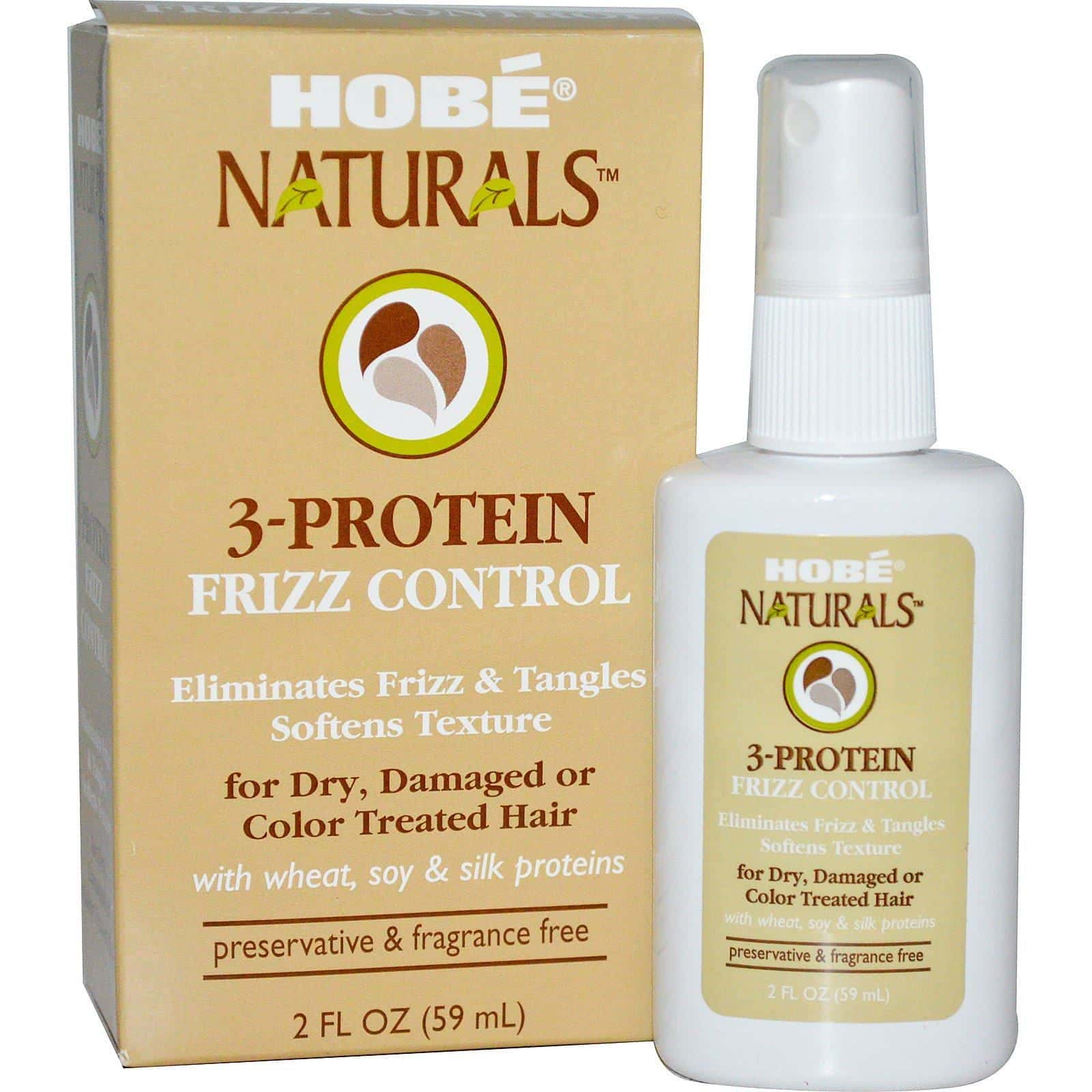 Hobe Labs, Control del Frizz 3-Proteínas, 2 fl oz (59 ml)