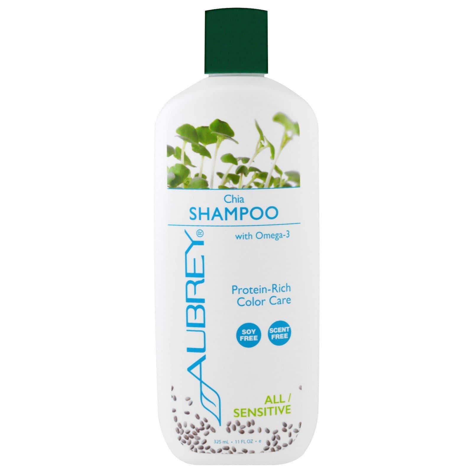 Aubrey Organics, Shampoo, Color Care, Todo tipo de cabello/Sensible, Chía, 11 fl oz (325 ml)