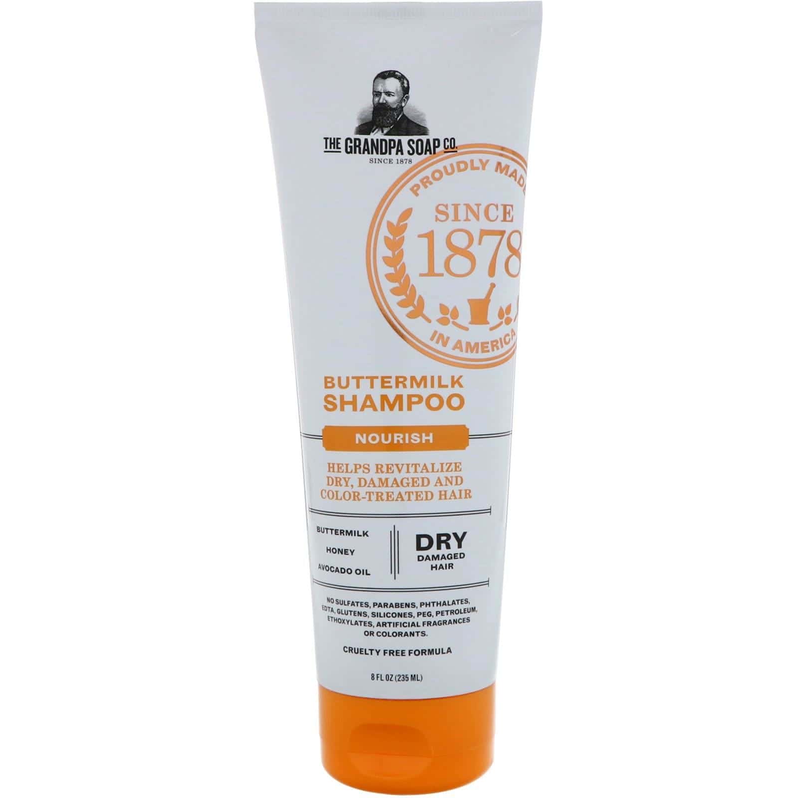 Grandpa's, Champú de mantequilla de leche, Nutre, 8 fl oz (235 ml)