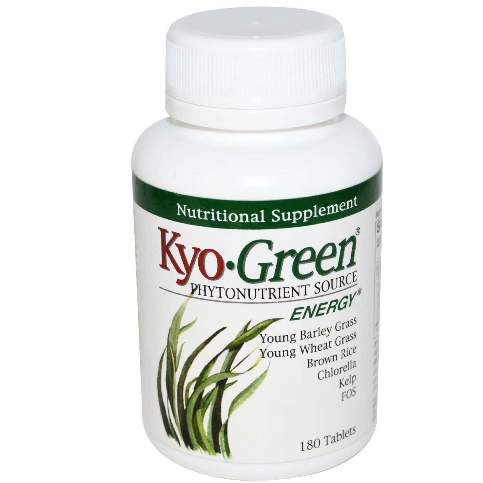 Kyolic, Fuente de fitonutriente Kyo-Green, energía, 180 tabletas