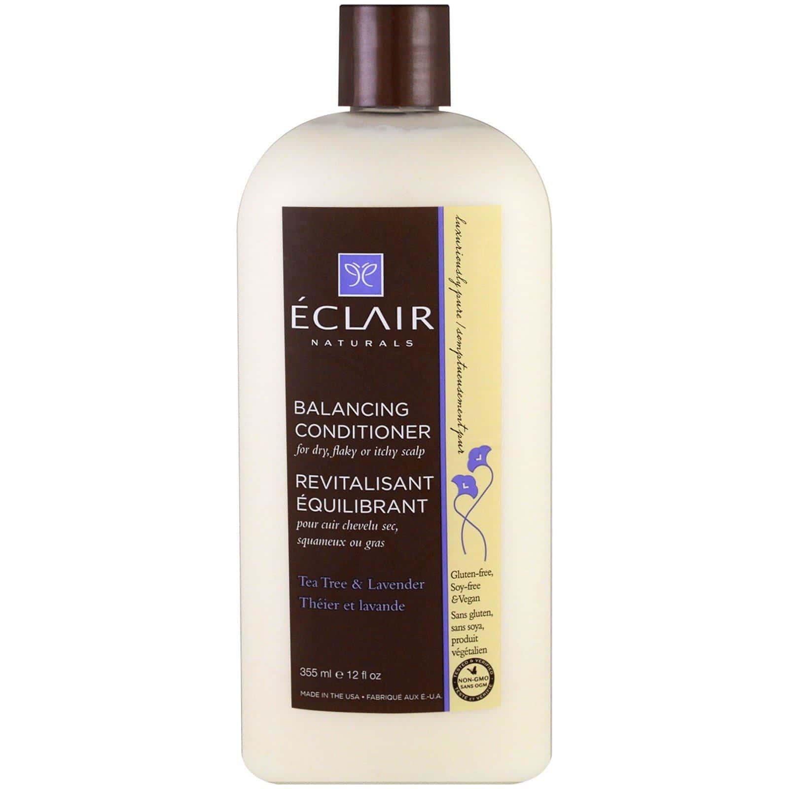 Eclair Naturals, Acondicionador equilibrante, árbol de té y lavanda, 12 fl oz (355 ml)