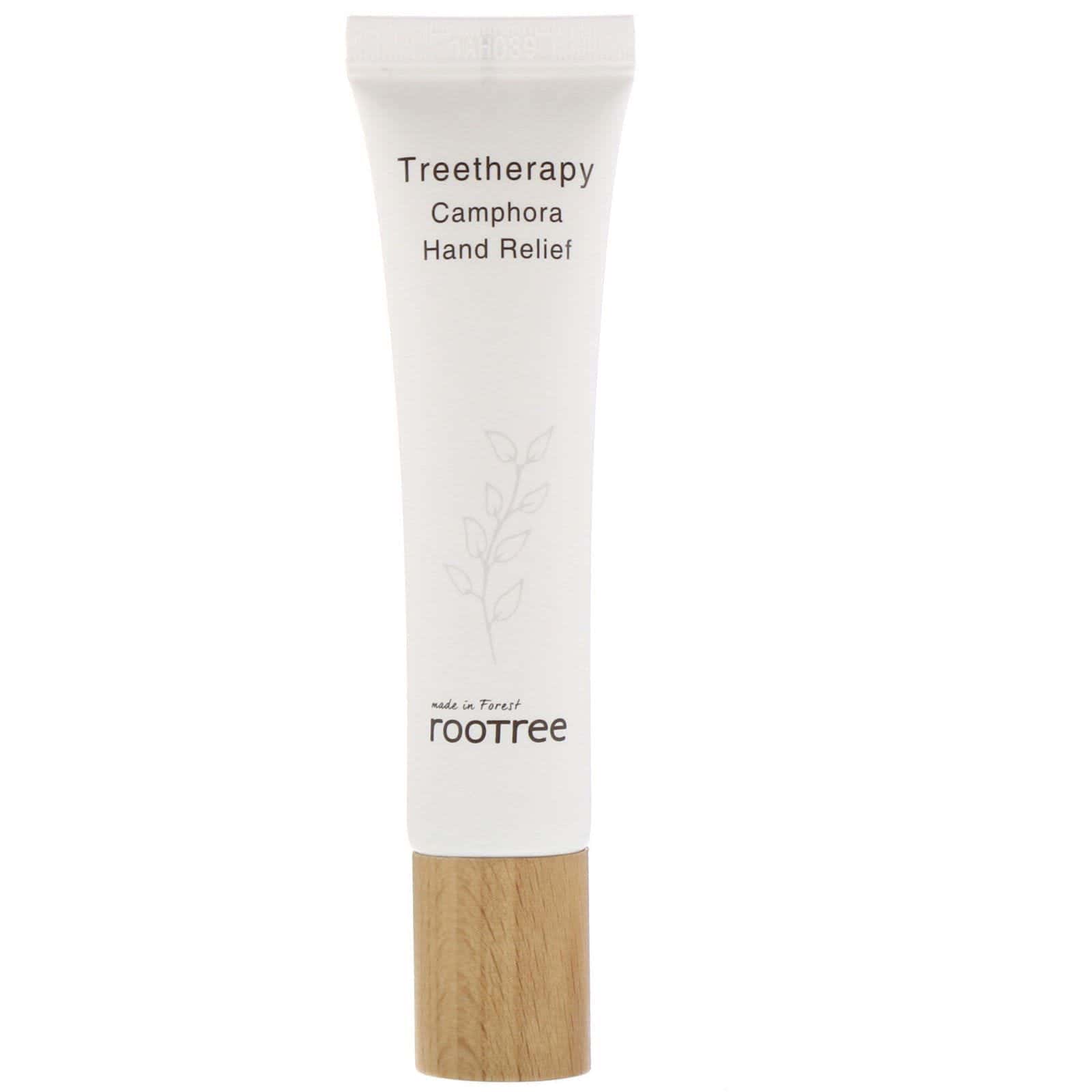 Rootree, Crema con alcanfor con efecto calmante para manos Arbolterapia, 30 g (1,06 oz)