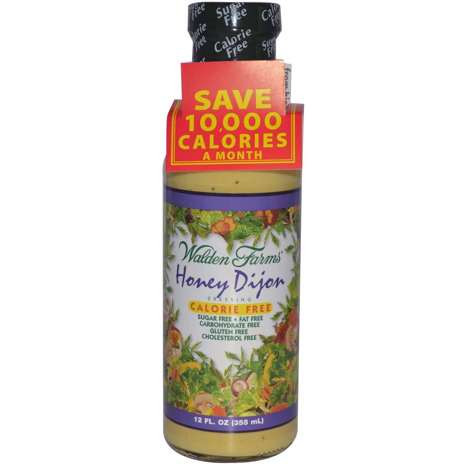 Walden Farms, Aderezo de Mostaza de Dijon y Miel, 12 fl oz (355 ml)