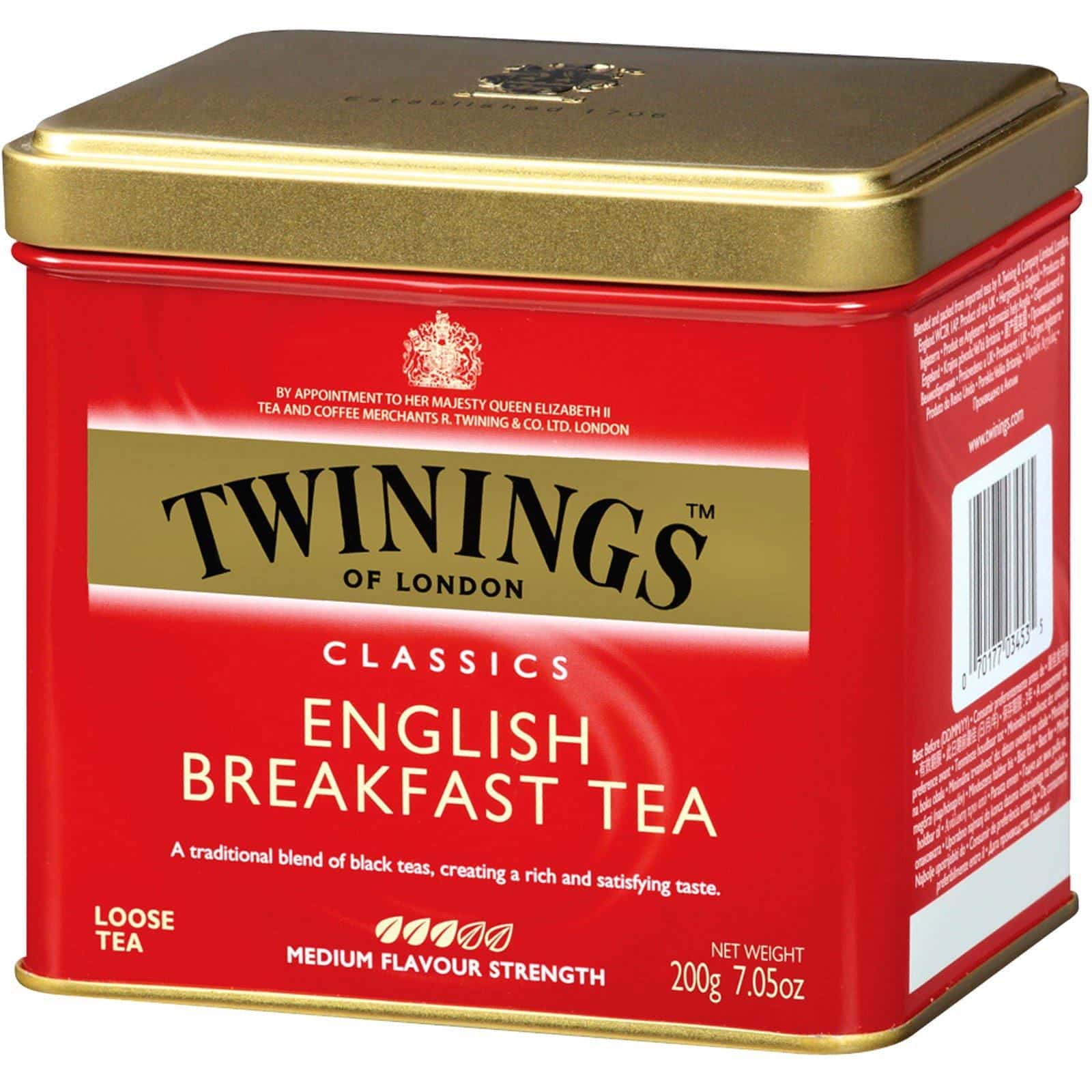 Twinings, Clásicos, Té English Breakfast Suelto, 7.05 oz (200 g)