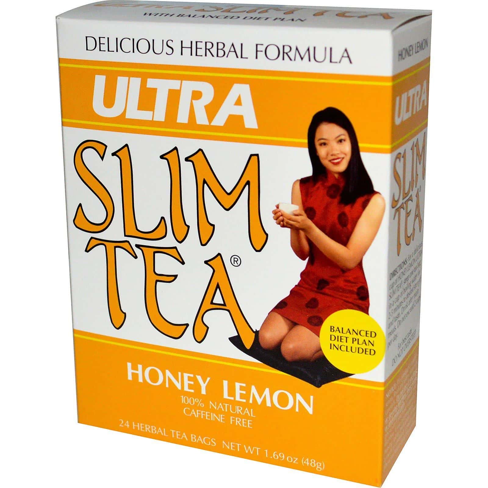 Hobe Labs, Té Ultra Slim, miel y limón, 24 saquitos de té herbal, 1.69 oz (48 g)