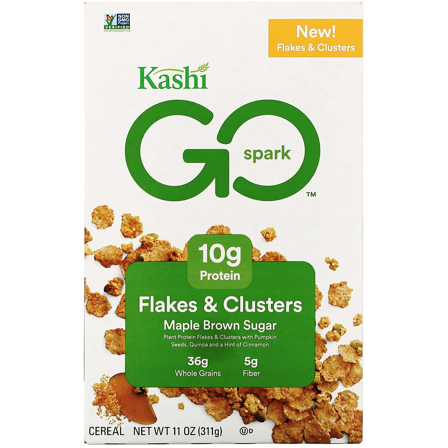 Kashi, GO Spark, Cereal, Arce y azúcar morena, 311 g (11 oz)