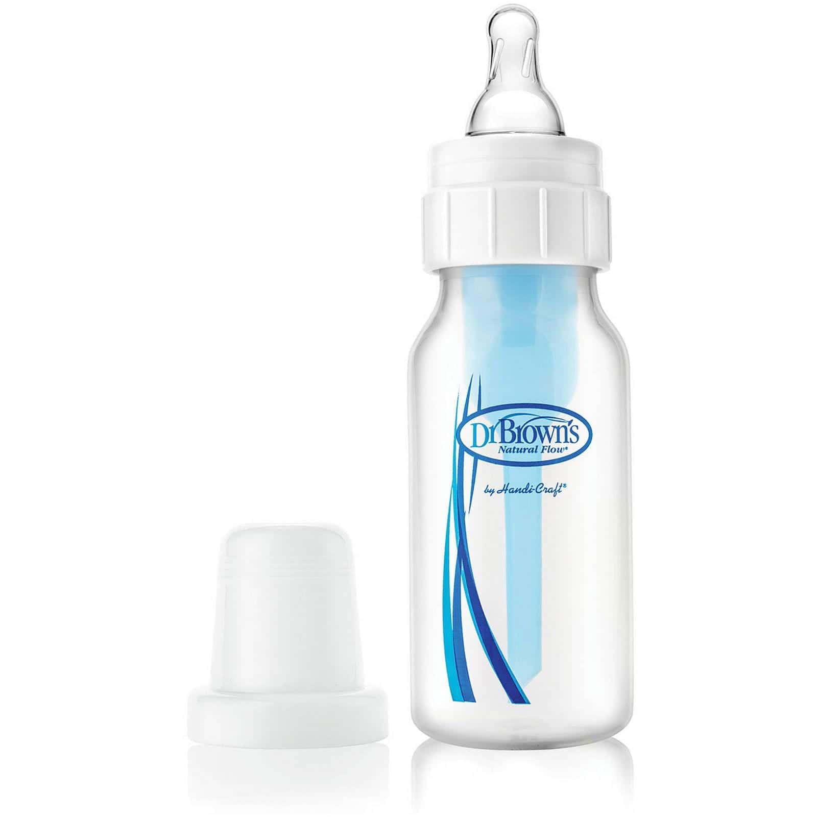 Dr. Brown's, Botella de flujo natural, nivel 1, recién nacidos, 4 oz (120 ml)
