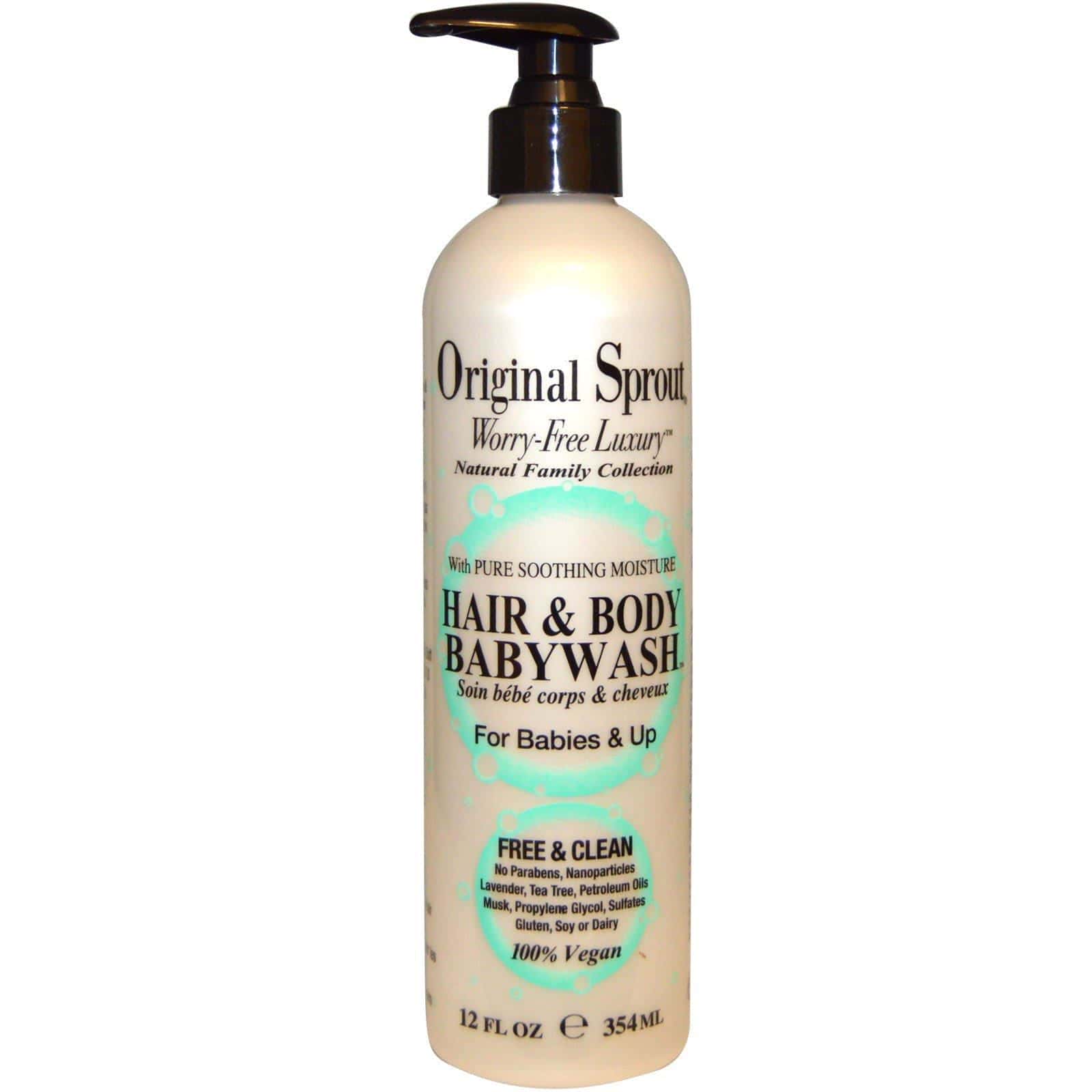 Original Sprout, Jabón de bebés para cuerpo y cabello, para bebés y más, 354 ml (12 fl oz)