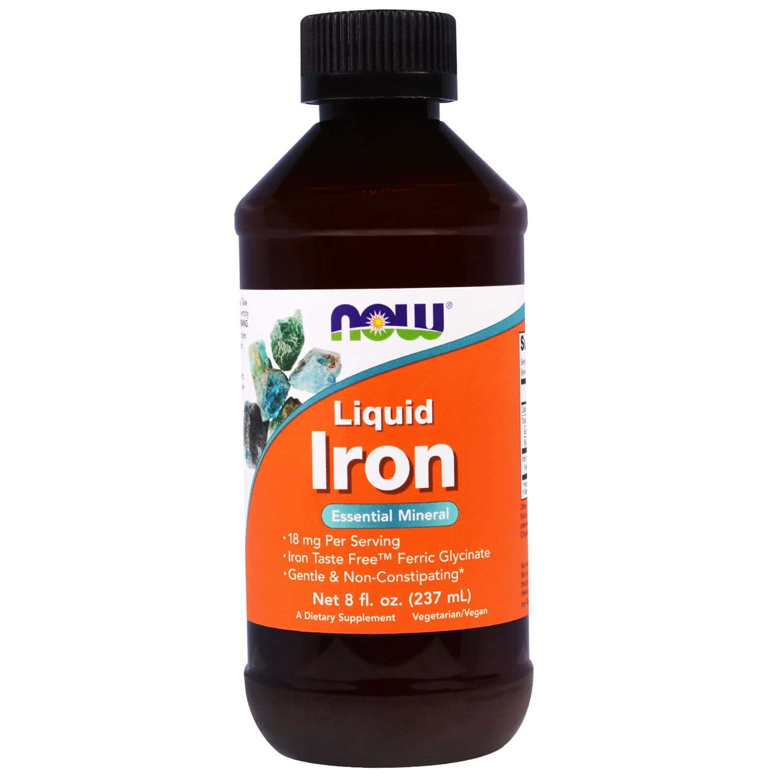 Now Foods, Jarabe de Hierro, 8 oz (237 ml)