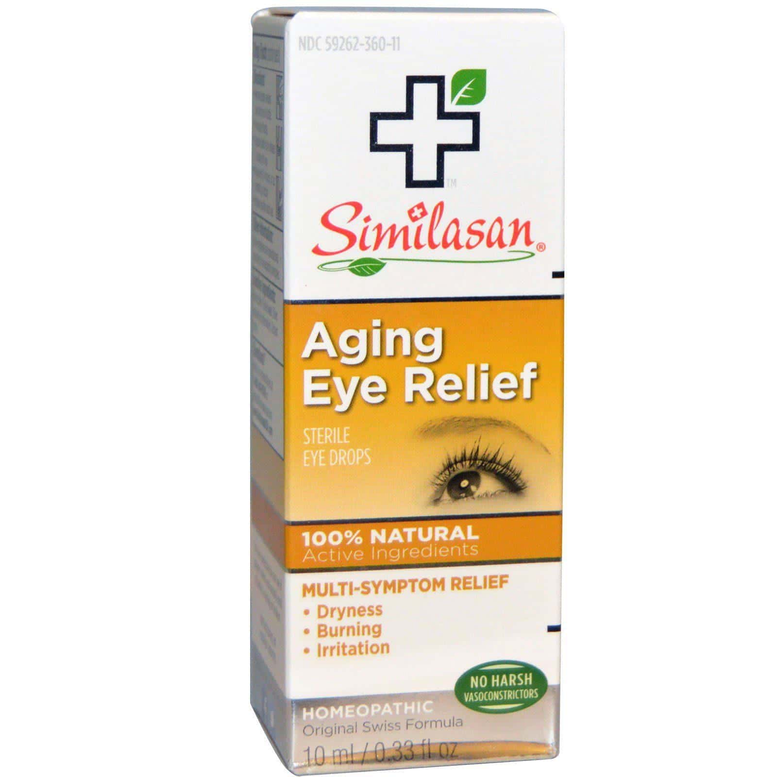 Similasan, Gotas para aliviar los ojos envejecidos, 10 ml (0,33 oz. líq.)