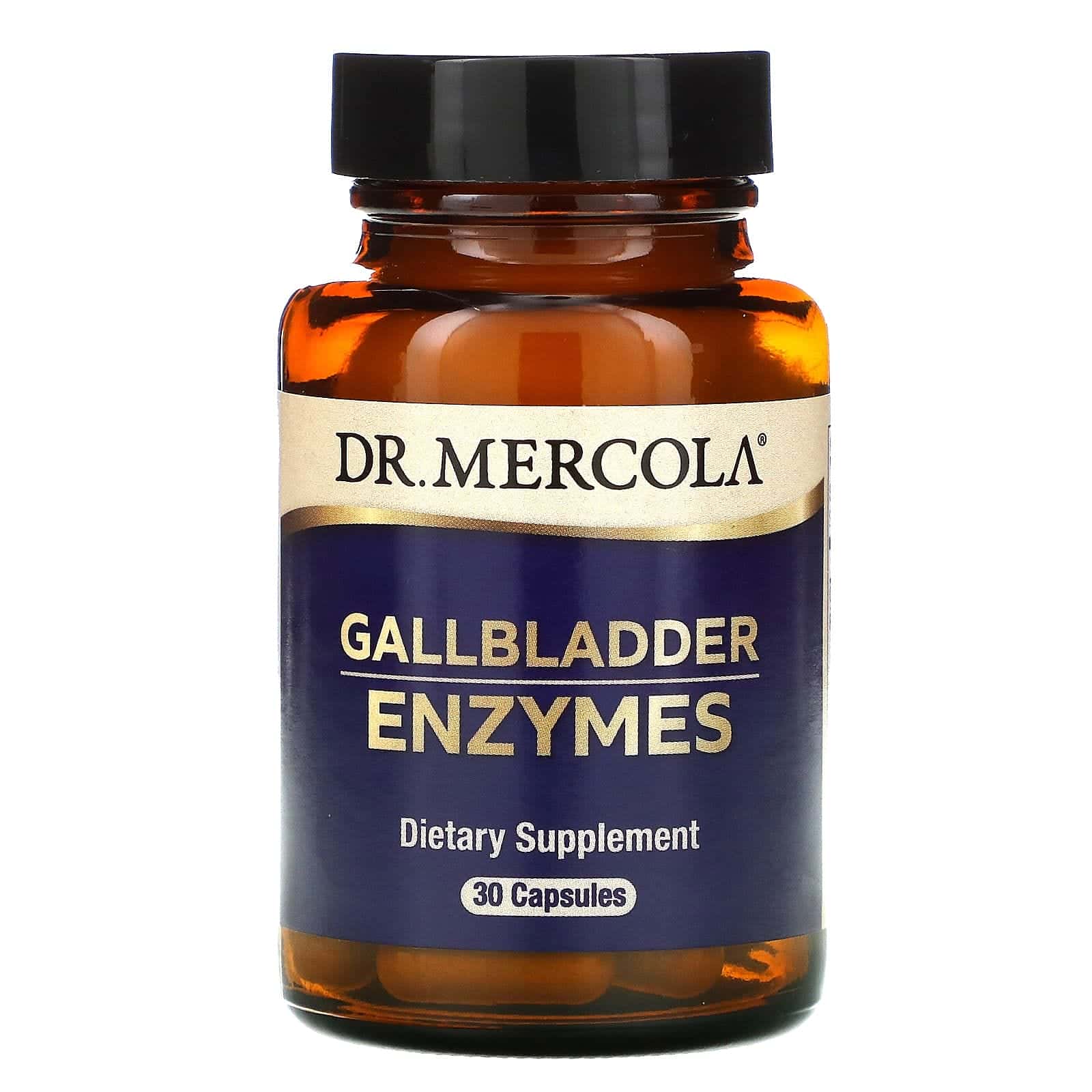 Dr. Mercola, Enzimas de la vesícula biliar, 30 cápsulas