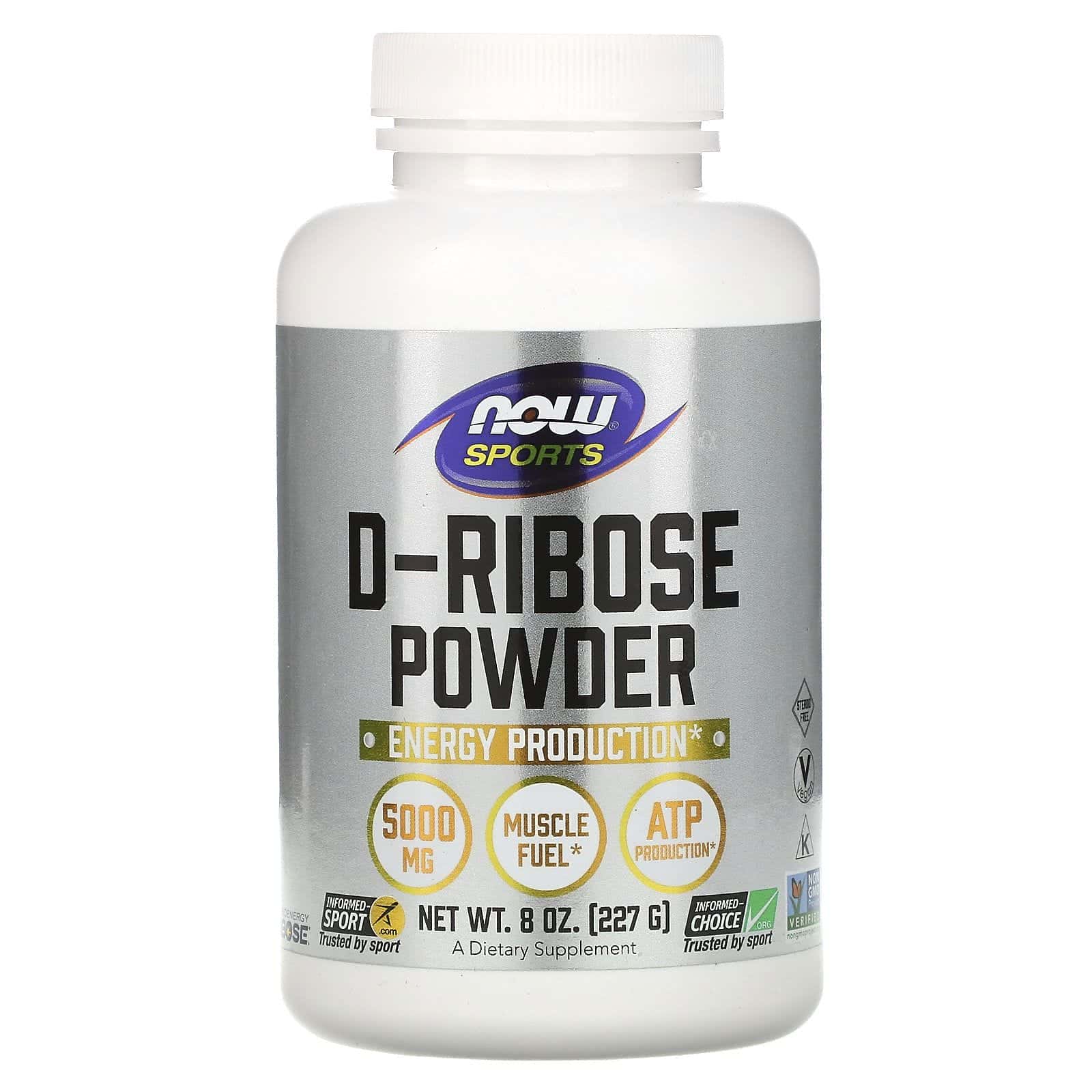Now Foods, Polvo de D-Ribosa 8 oz (227 g)
