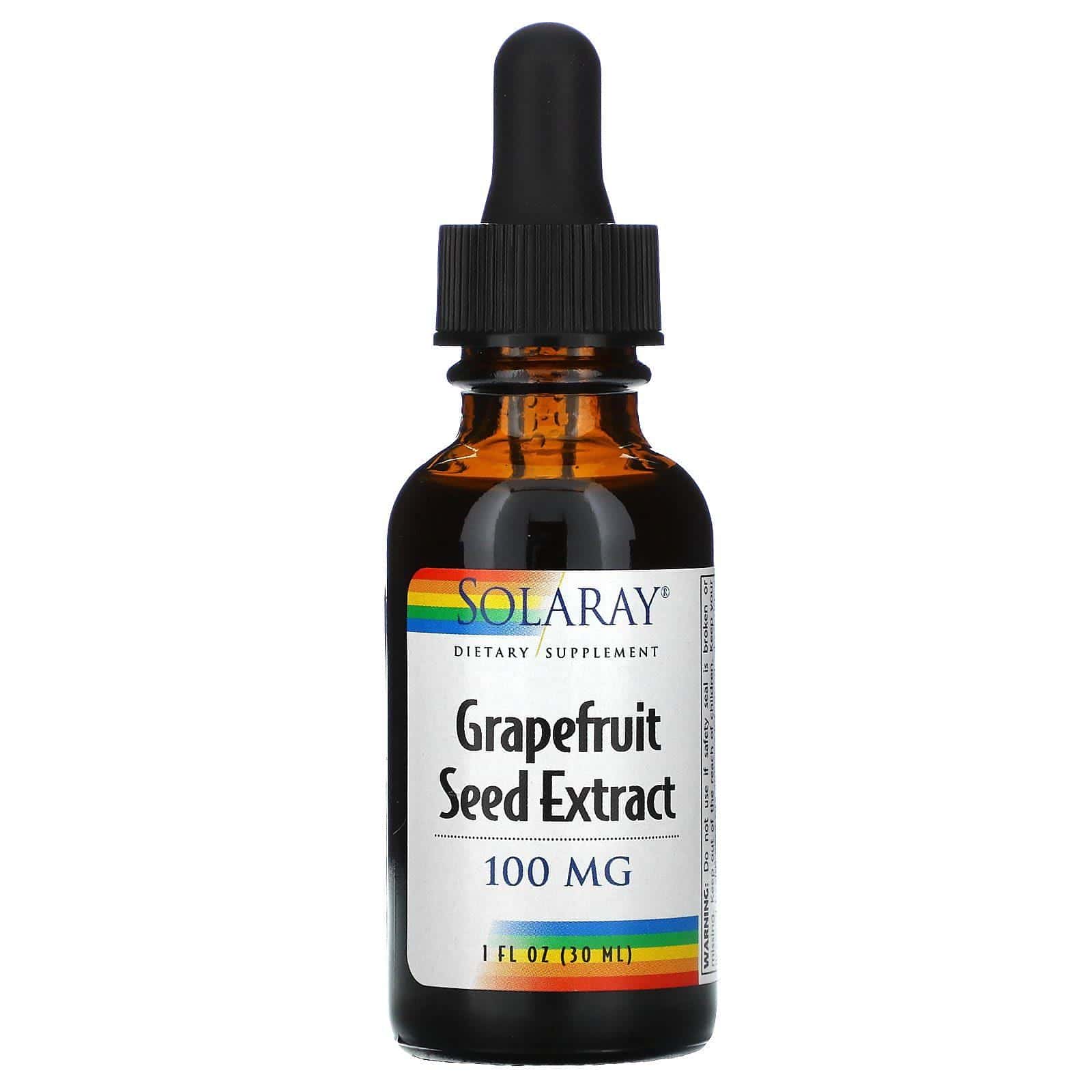 Solaray, Extracto de semilla de pomelo, 100 mg, 30 ml (1 oz. líq.)