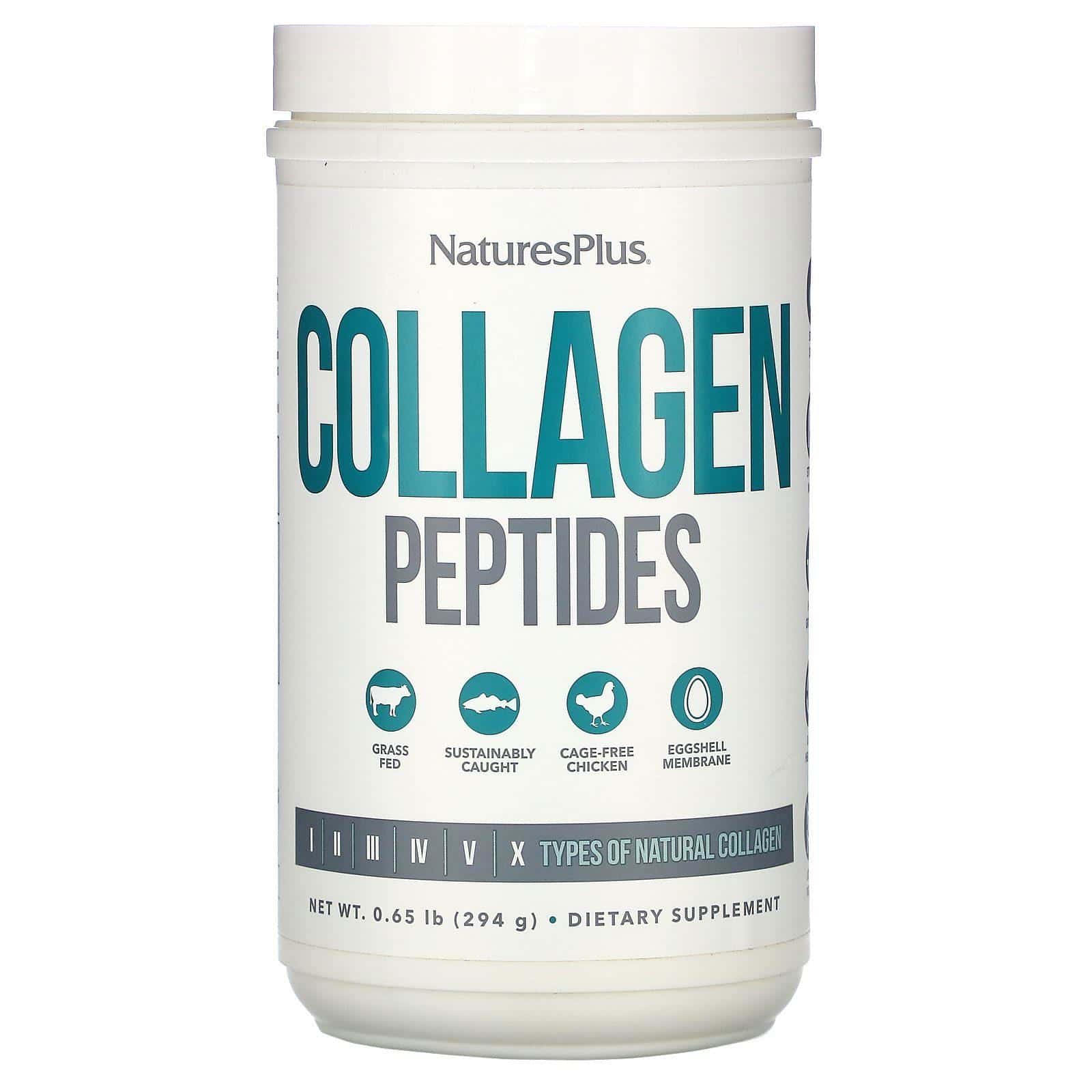Nature's Plus, Péptidos de colágeno, 294 g (0,65 lb)