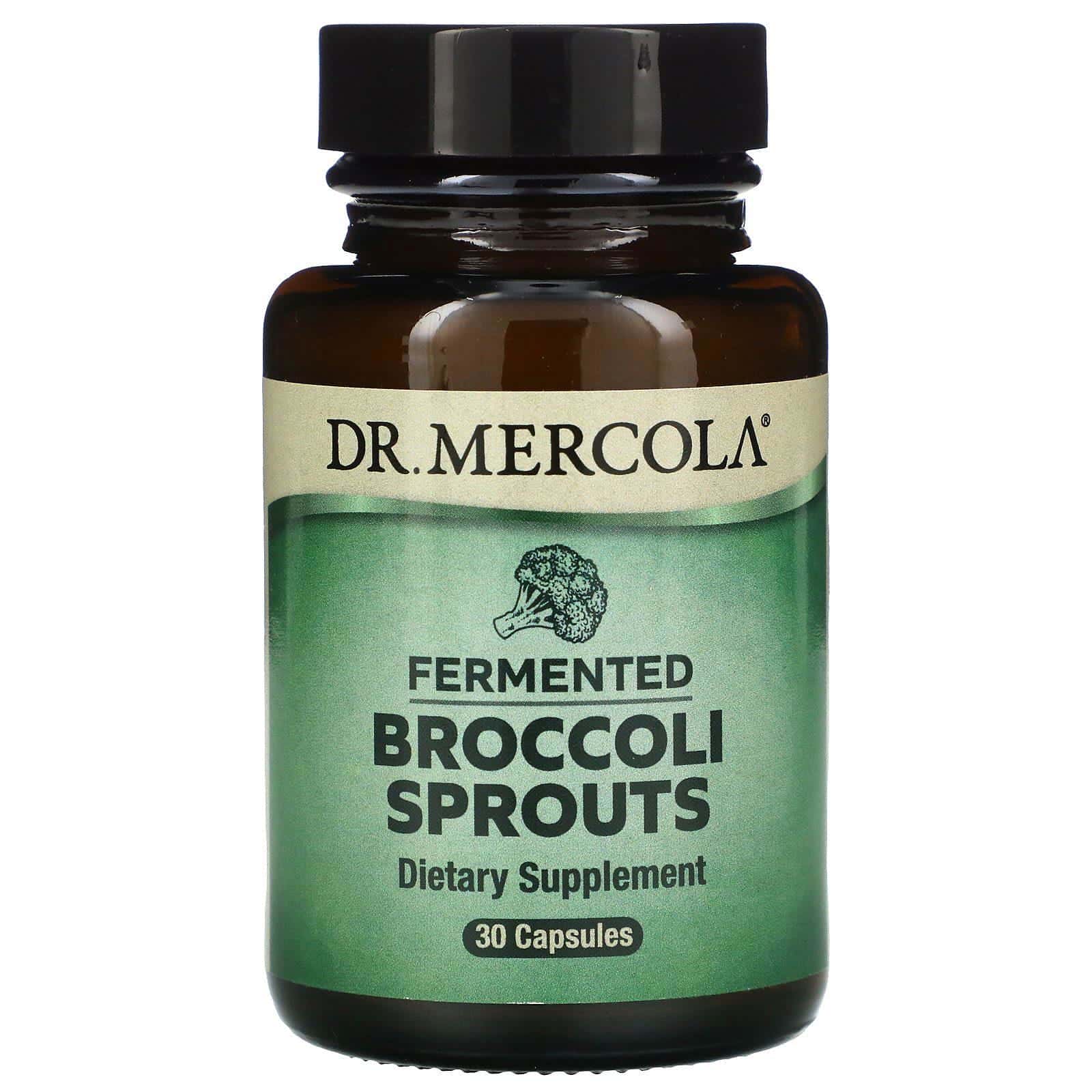 Dr. Mercola, Brotes de brócoli fermentados, 30 cápsulas