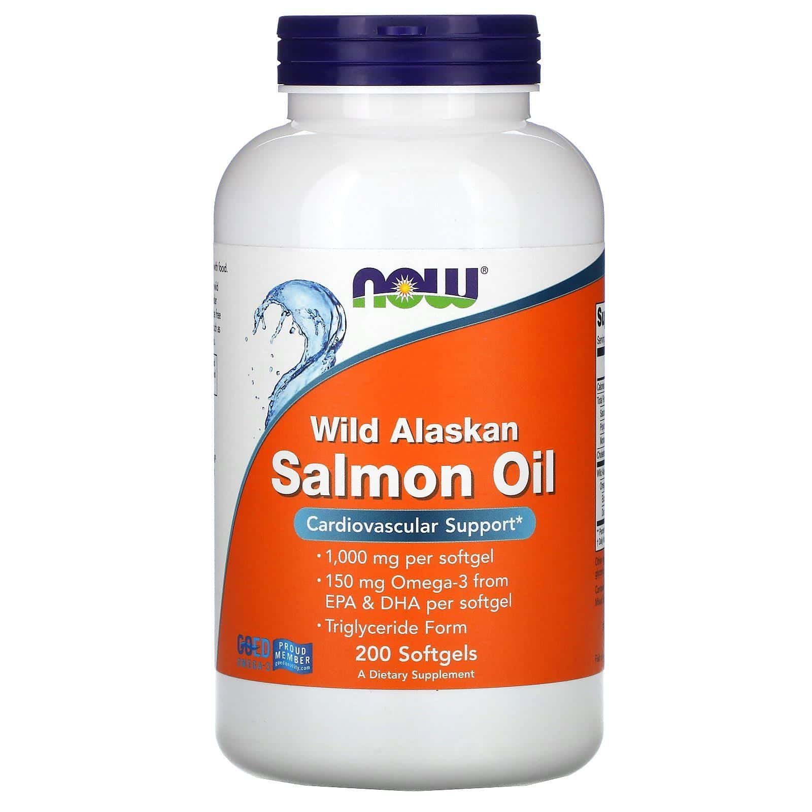 Now Foods, Wild Alaskan Salmon Oil, 200 Softgels