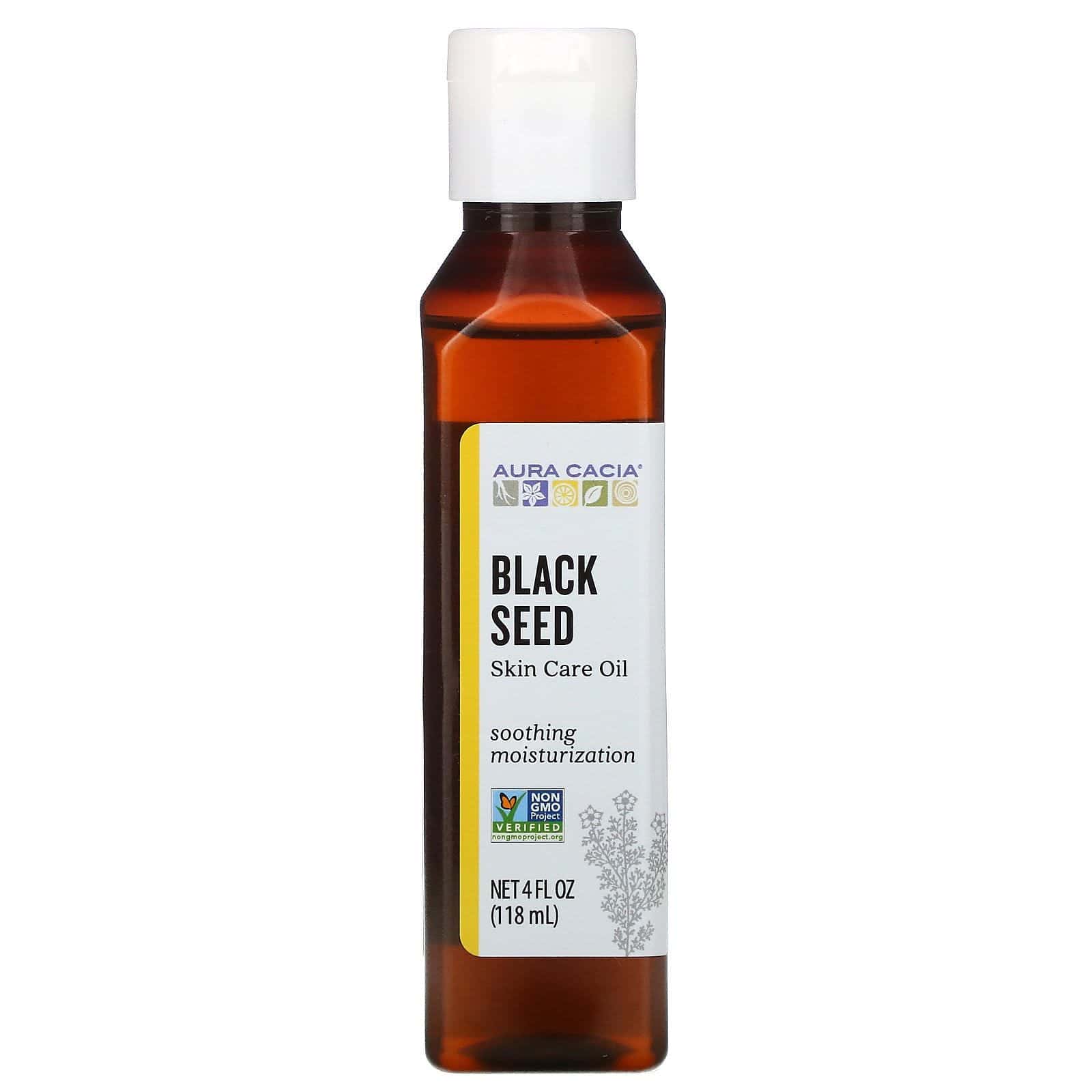 Aura Cacia, Aceite para el cuidado de la piel, semillas de comino negro, 118 ml (4 oz. líq.)