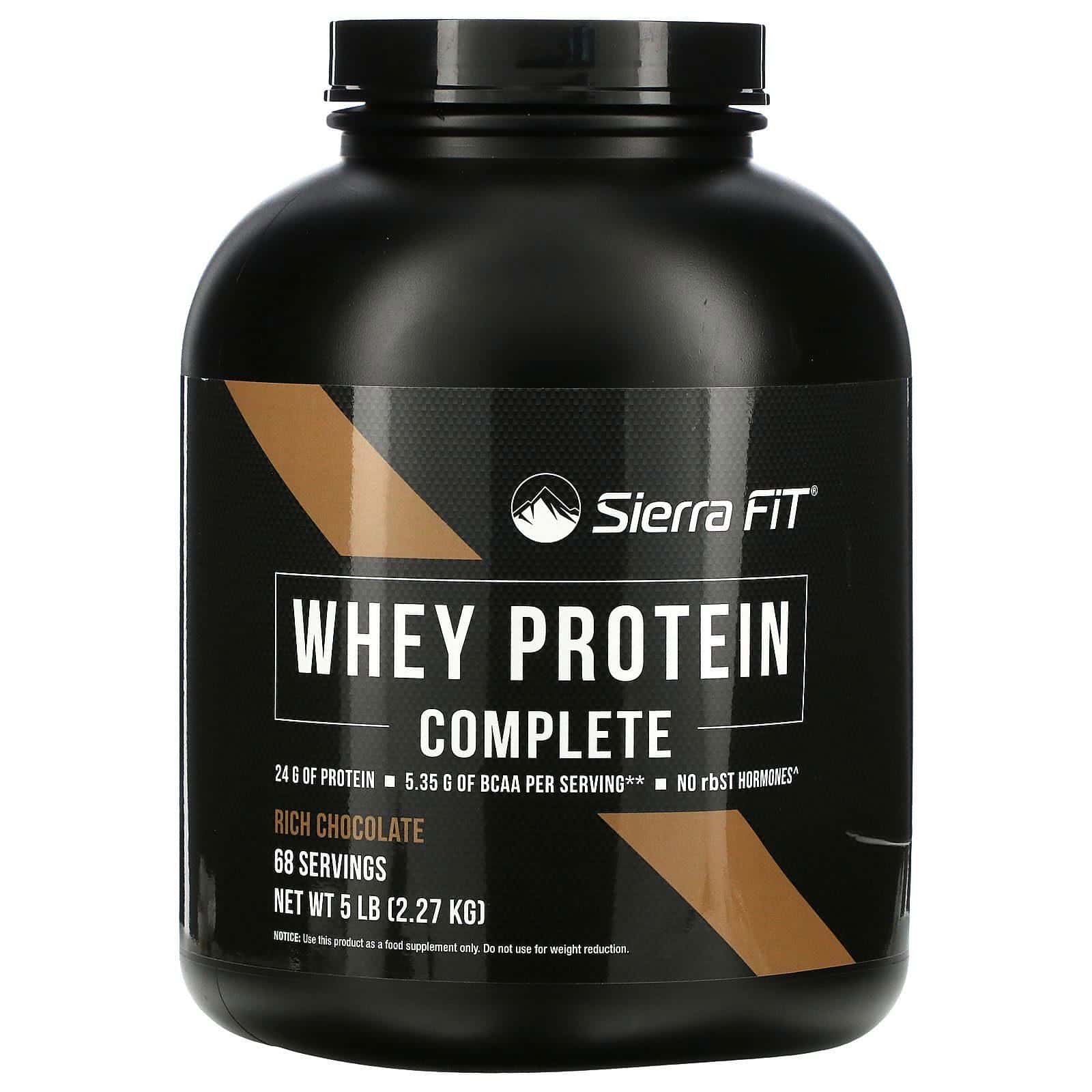 Sierra Fit, Proteína de suero de leche completa, Chocolate delicioso, 2,27 kg (5 lb)