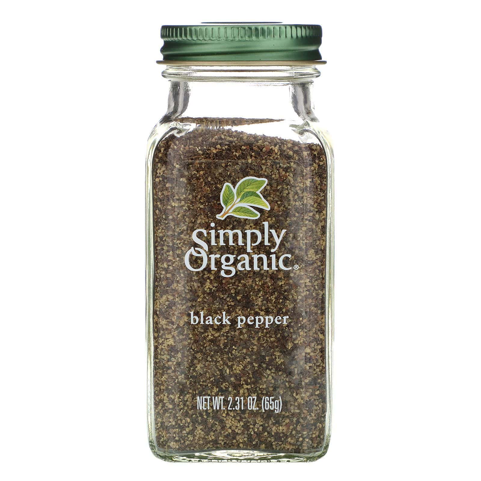 Simply Organic, Pimienta Negra, 2.31 oz (65 g)